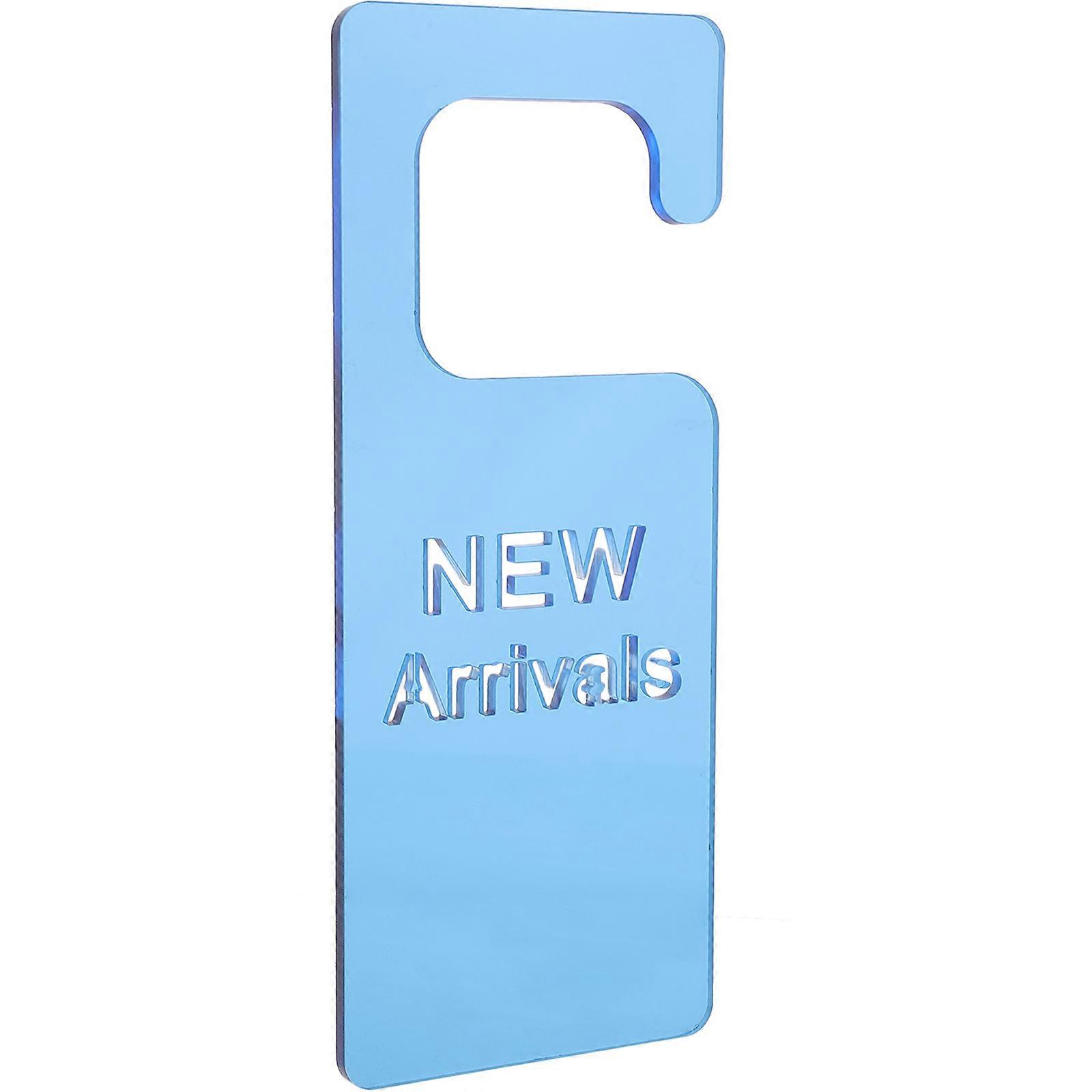 Sky-blue Acrylic Sign for Shop Use Creative Pendant 1 Pc