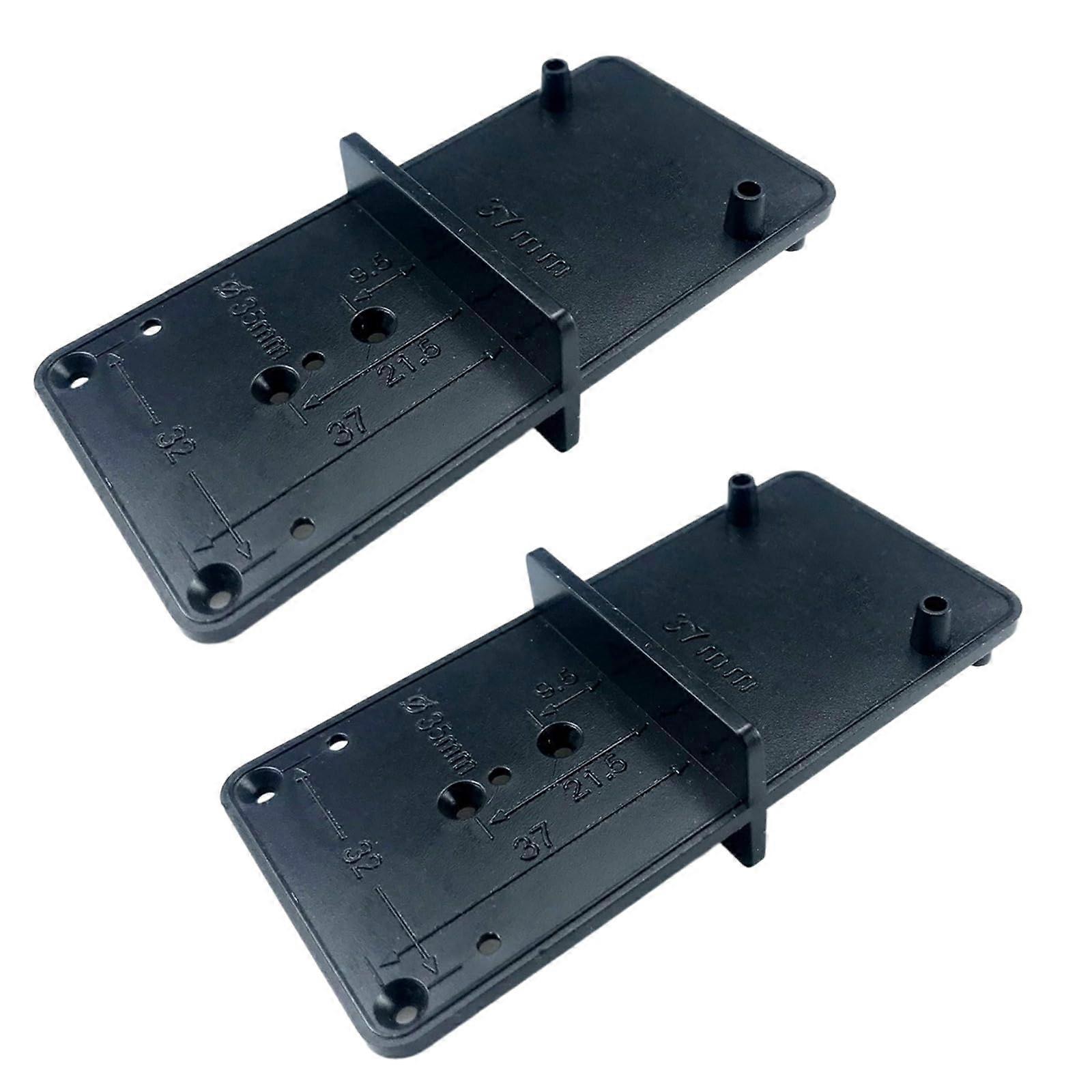 35 Mm 40 Mm Cabinet Hinge Jig Drill Hole Punch Tool Hidden Hinge Installation Black Precision Adjustable