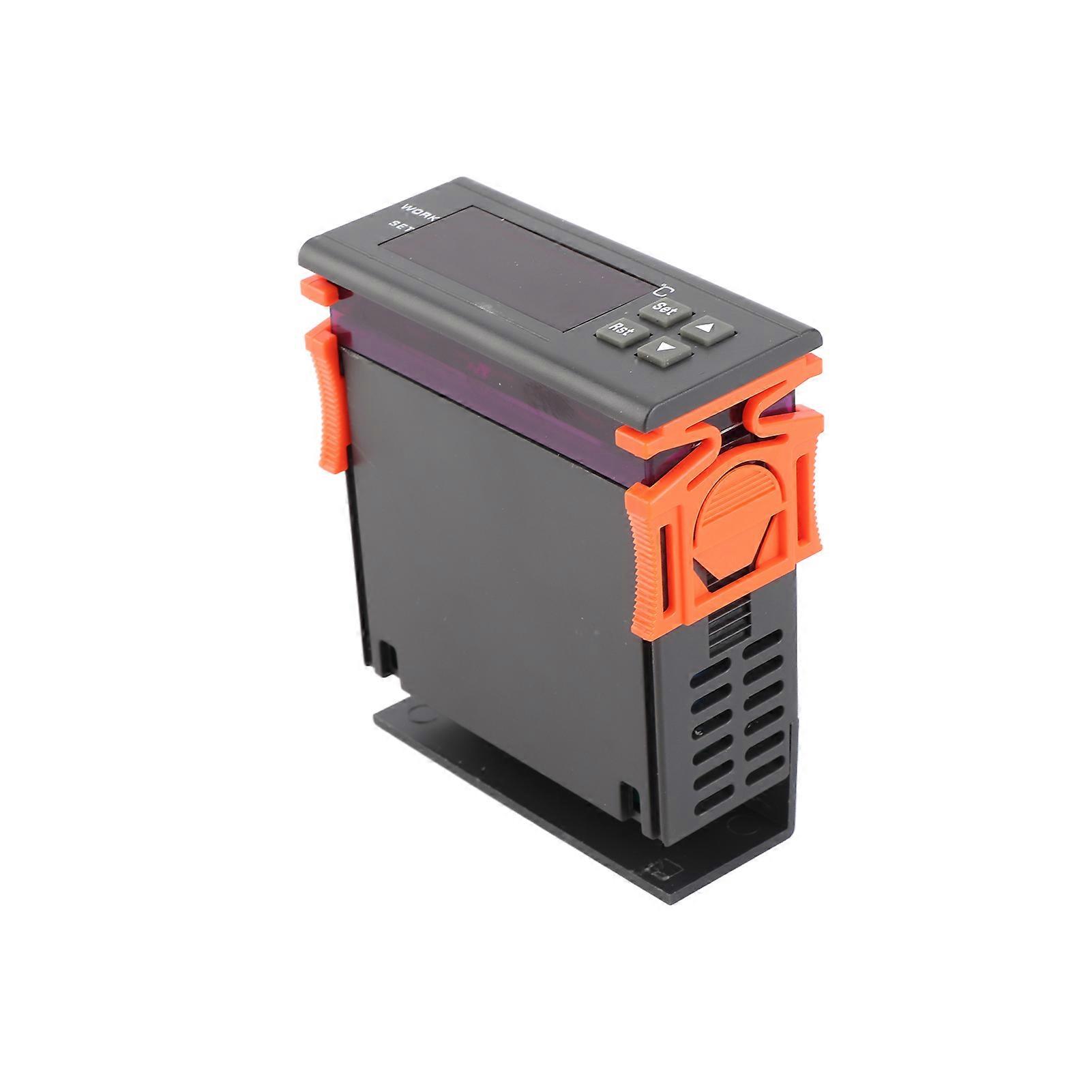 5A Digital Temperature Controller Intelligent Temperature Regulator Refrigerator Thermostat Support Heating Cooling Temperature Calibration Delay Gua