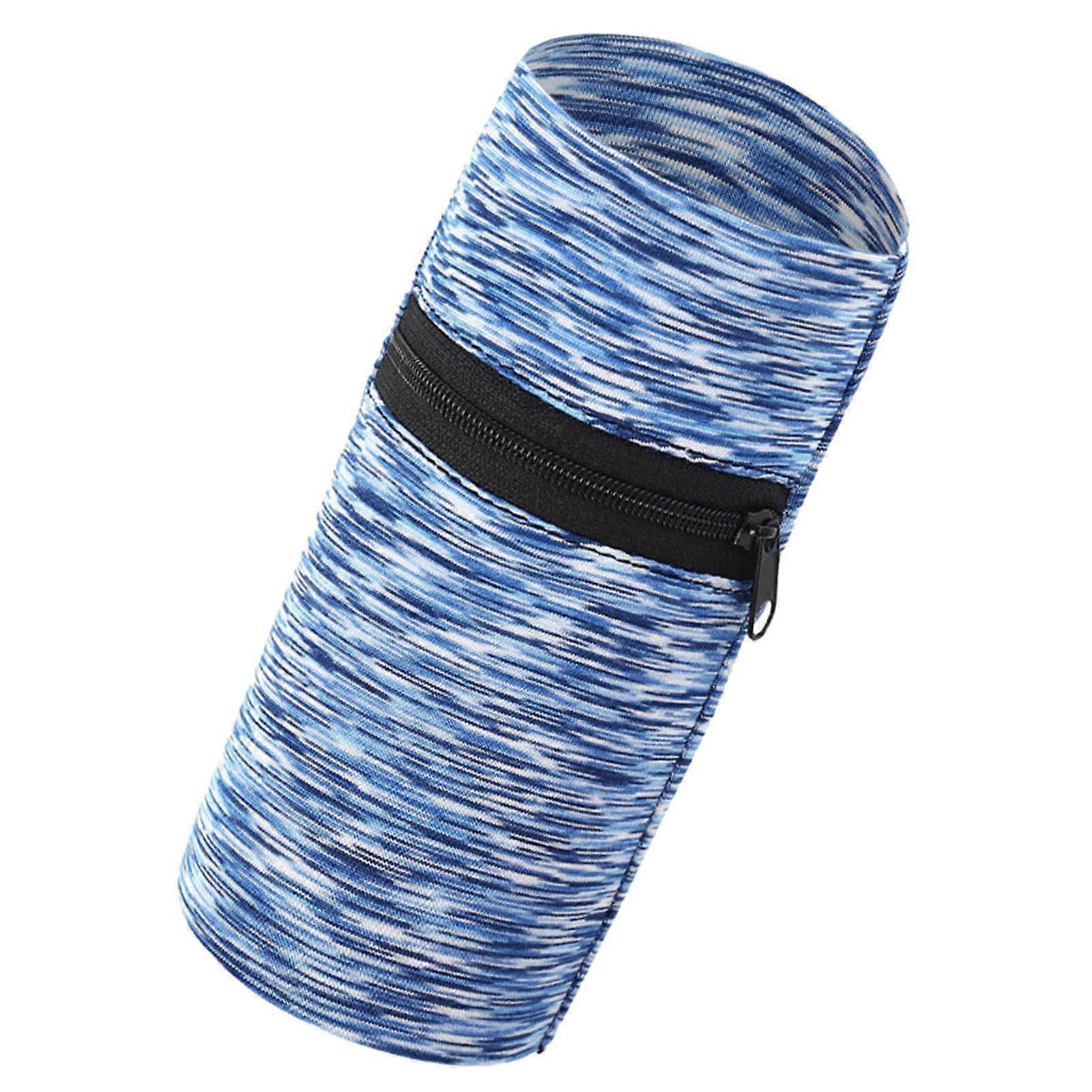 Running Phone Holder Arm Quick-Dry Arm Pocket Non-Slip Breathable Armband For Keys And Phone Small Blue