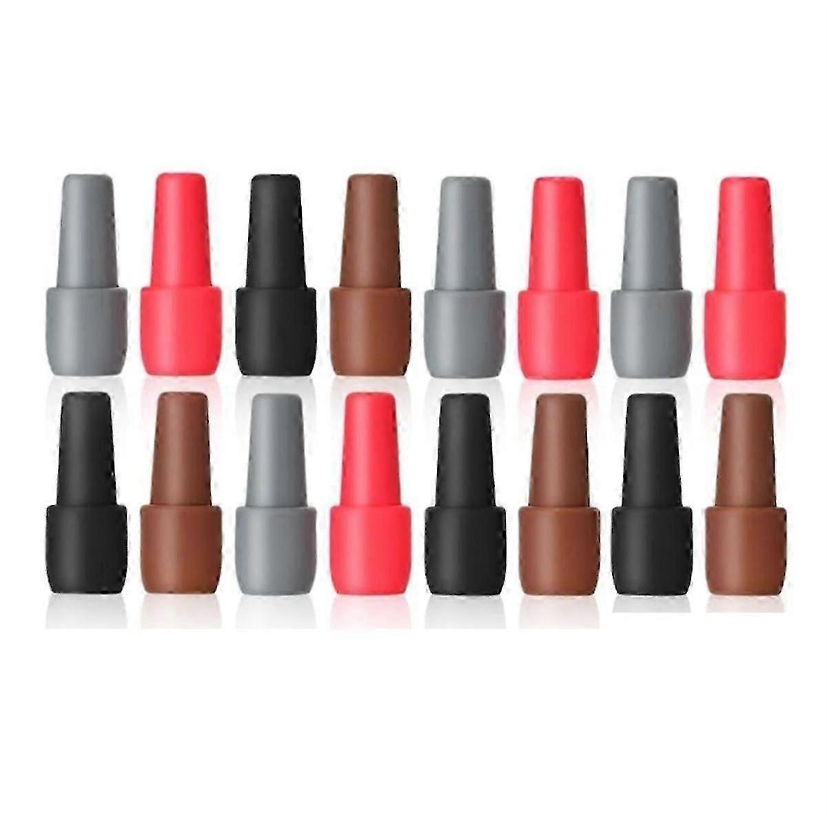 Reusable Sparkling Wine Bottle Stopper, 16pcs Wine Stoppers For Wine Bottles