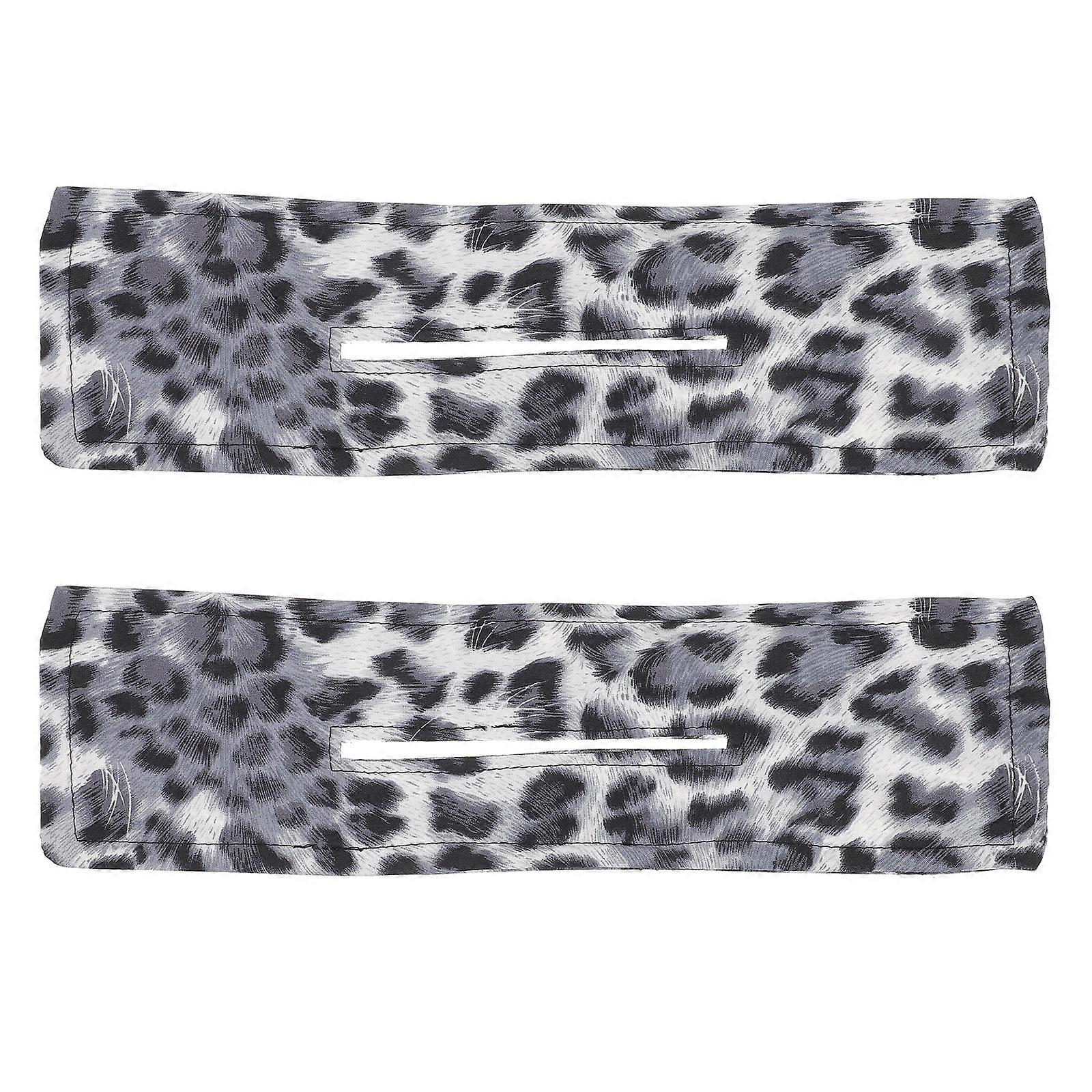 Leopard Print Hair Bun Makers 2pcs Styling Tools for Women, Durable Accessories for Thin Hair, Elegant Design for Effortless Updos