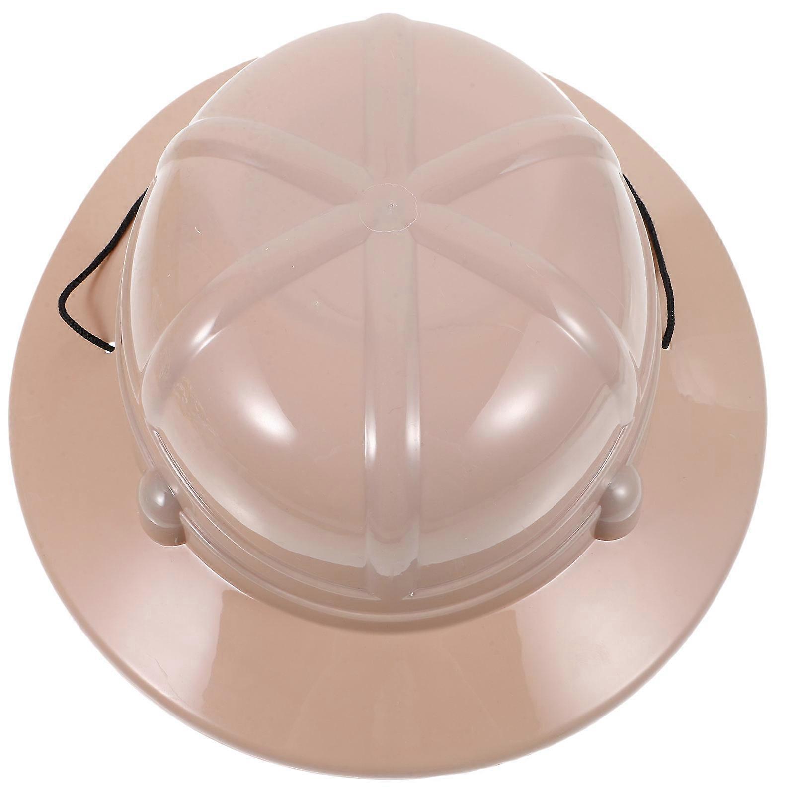 Breathable Explorer Hat for Outdoor Activities Plastic Material Insect Protection 1Set