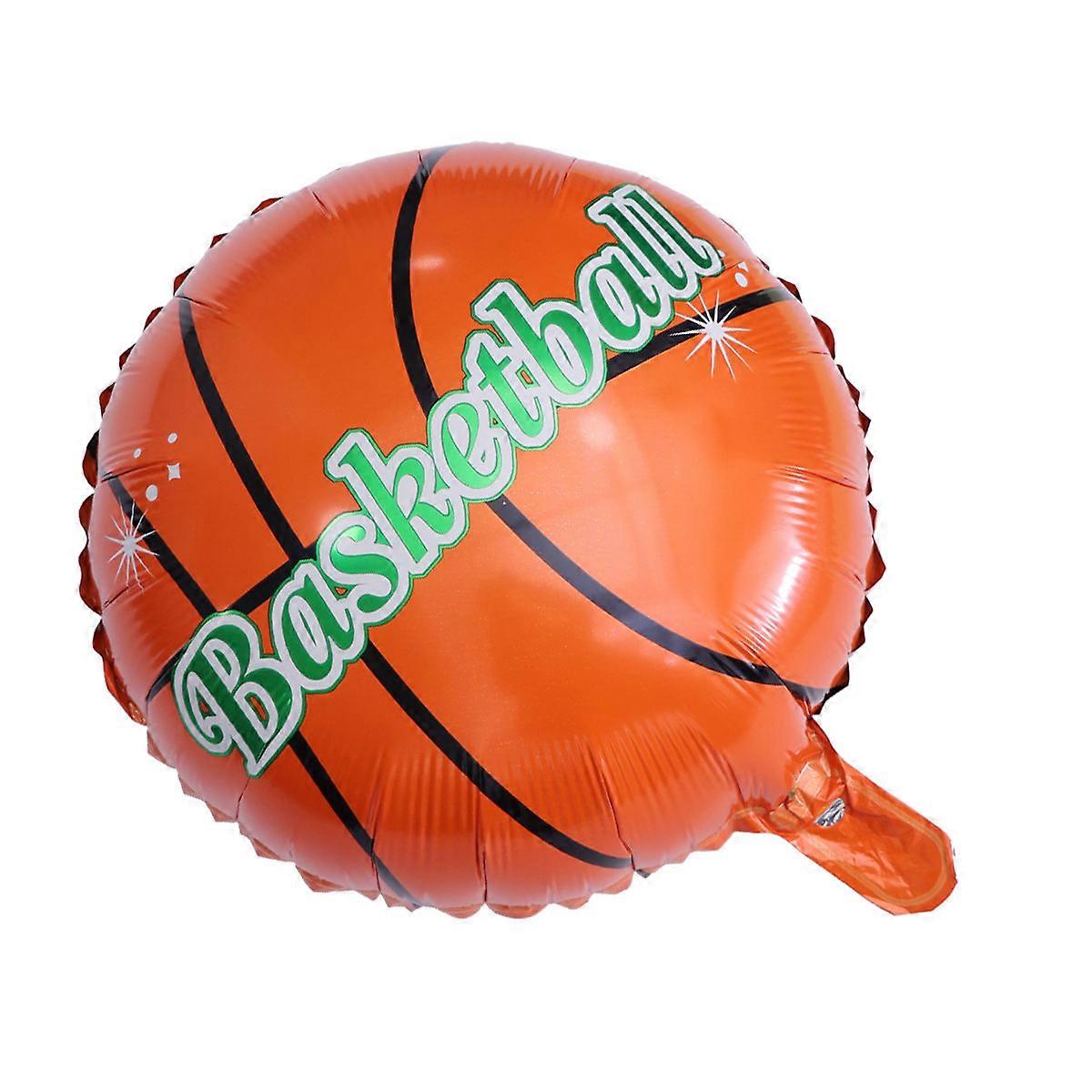 25Pack כדורסל רדיד אלומיניום בלונים קישוט עבור מסיבת פסטיבל איסוף כתום