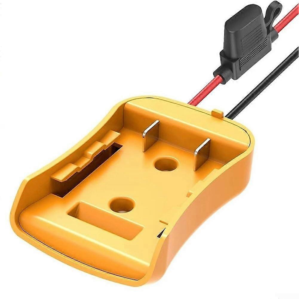 18V Battery Adapter for Power Tools, Easy Wire Connection for DIY Projects with Fuse Protection, Compatible with Various Models