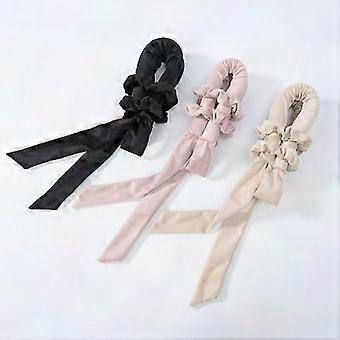 Bow Coil Hair Stick voor lui dubbel gesneden krullend haar - geen hitte, geen schade rubberen krulstok