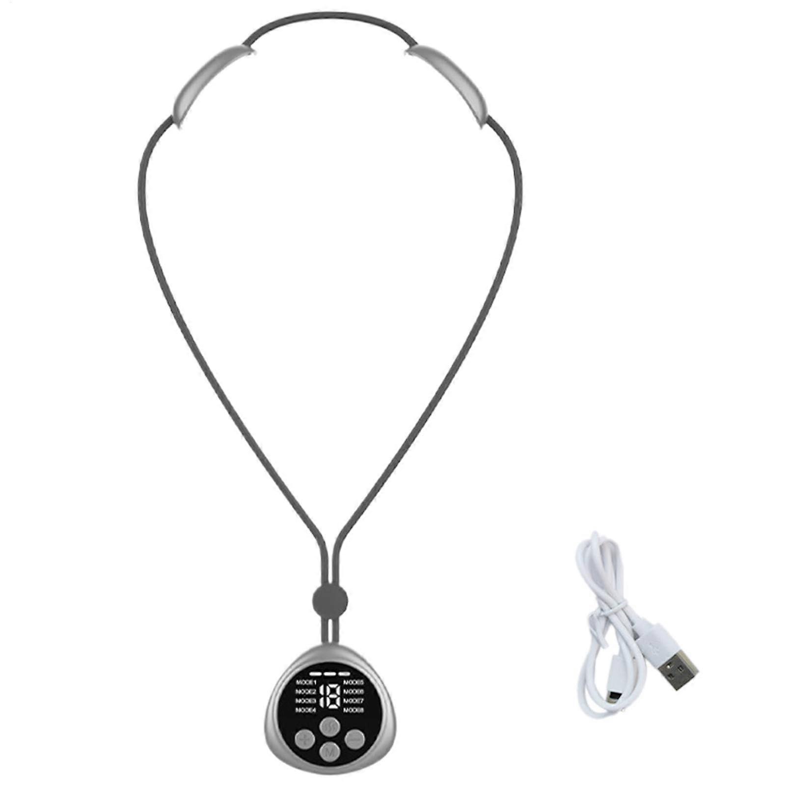 Neck Massager Electric Portable Smart Neck Massager With Heat 8 Modes 19 Intensities 3 Heat Settings