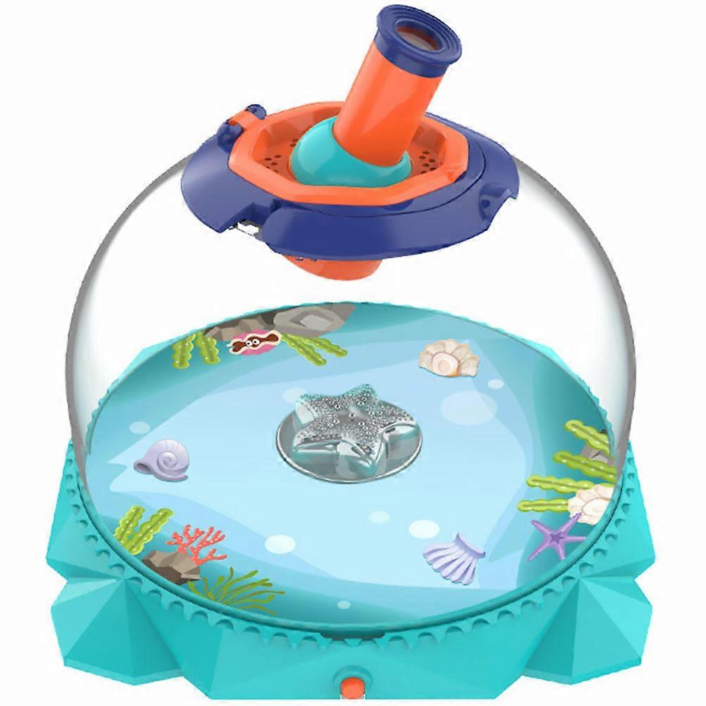 Blue Plastic Science Observation Barrel for Kids Playing with High Transparency and Brightness 1pc