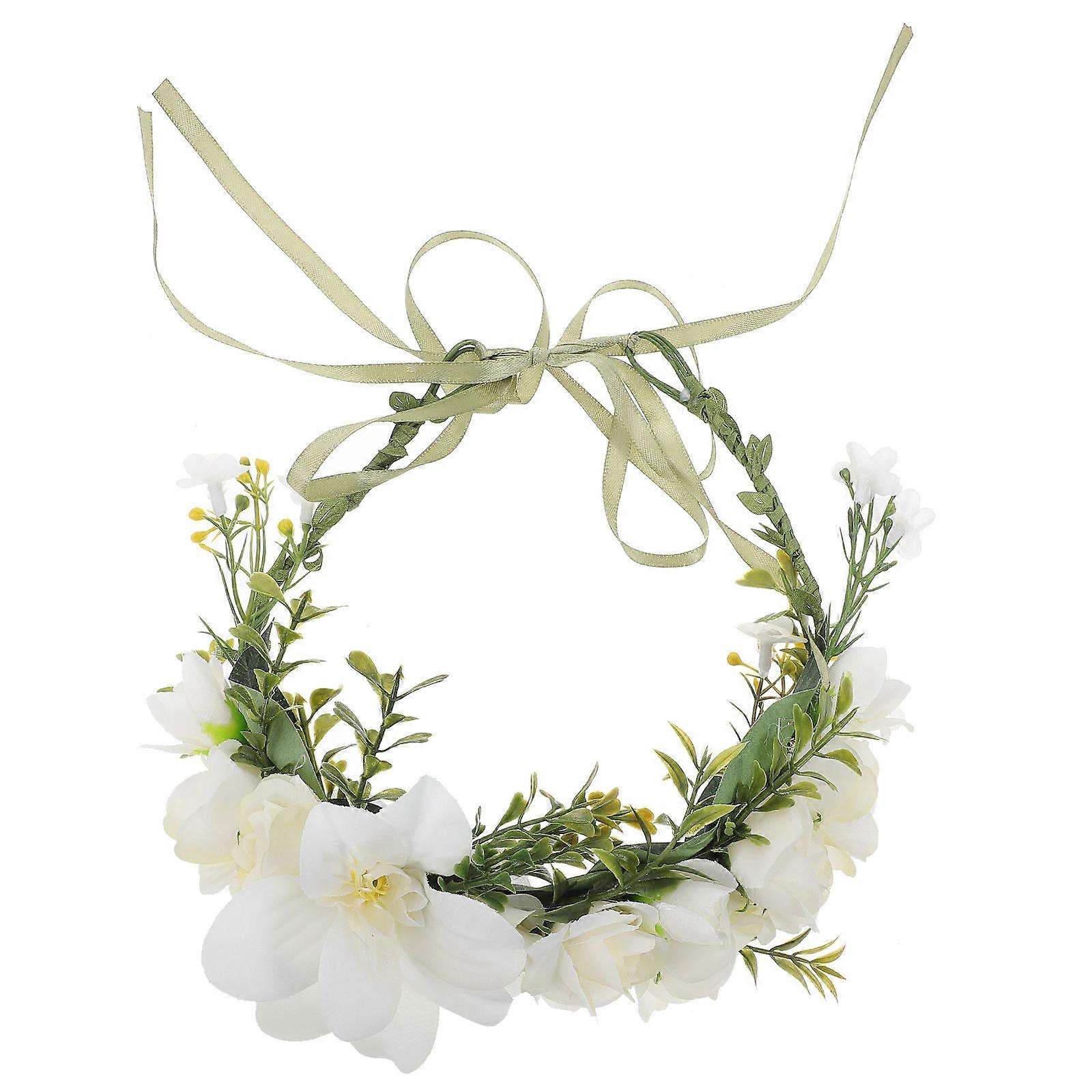 الأزهار الزفاف الشعر التبعي زهرة عقال شاطئ عطلة رئيس الديكور متنوع اللون أنيقة 1 قطعة