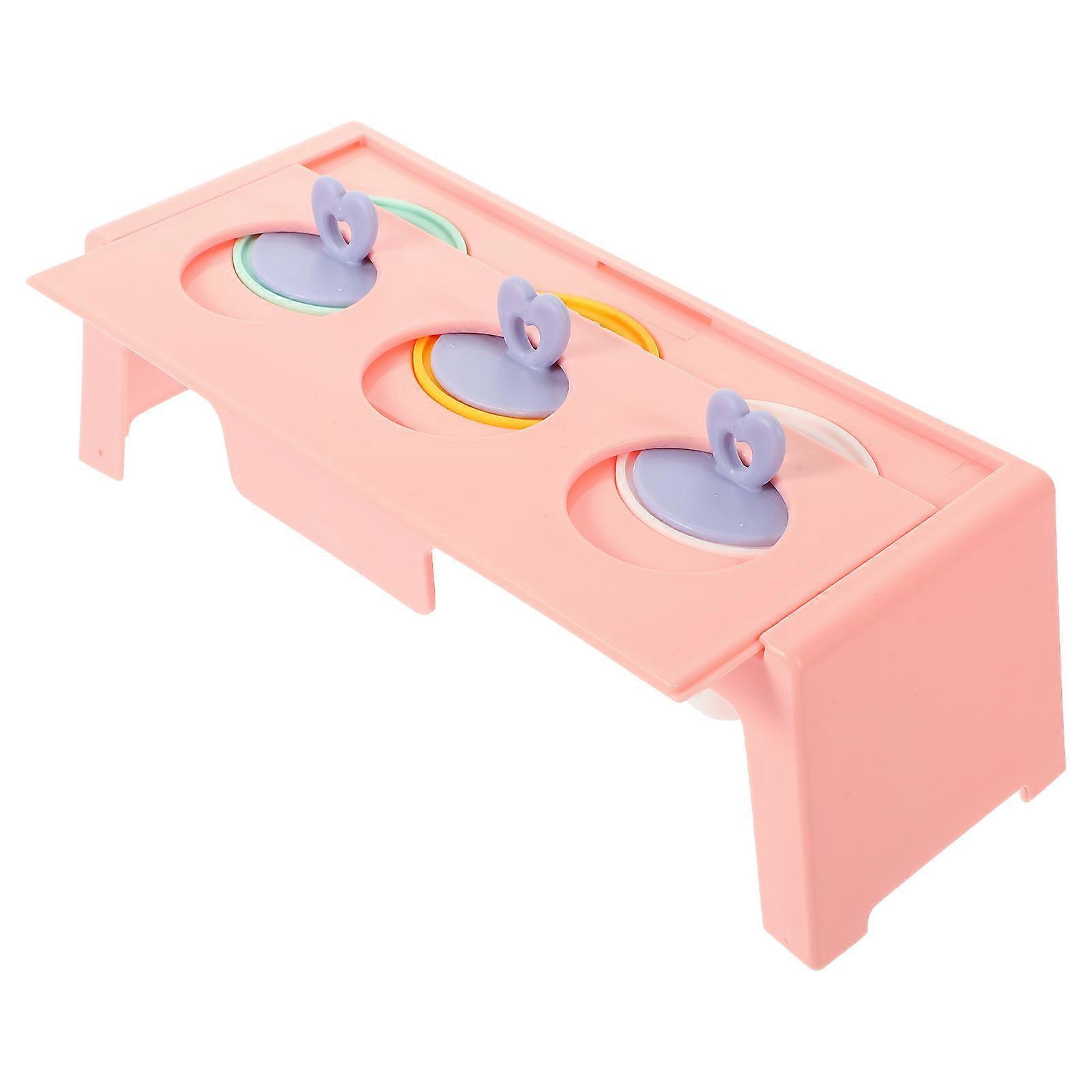 Silicone Ice Cream Mold for Popsicle DIY at Home Reusable and Easy to Clean Pink