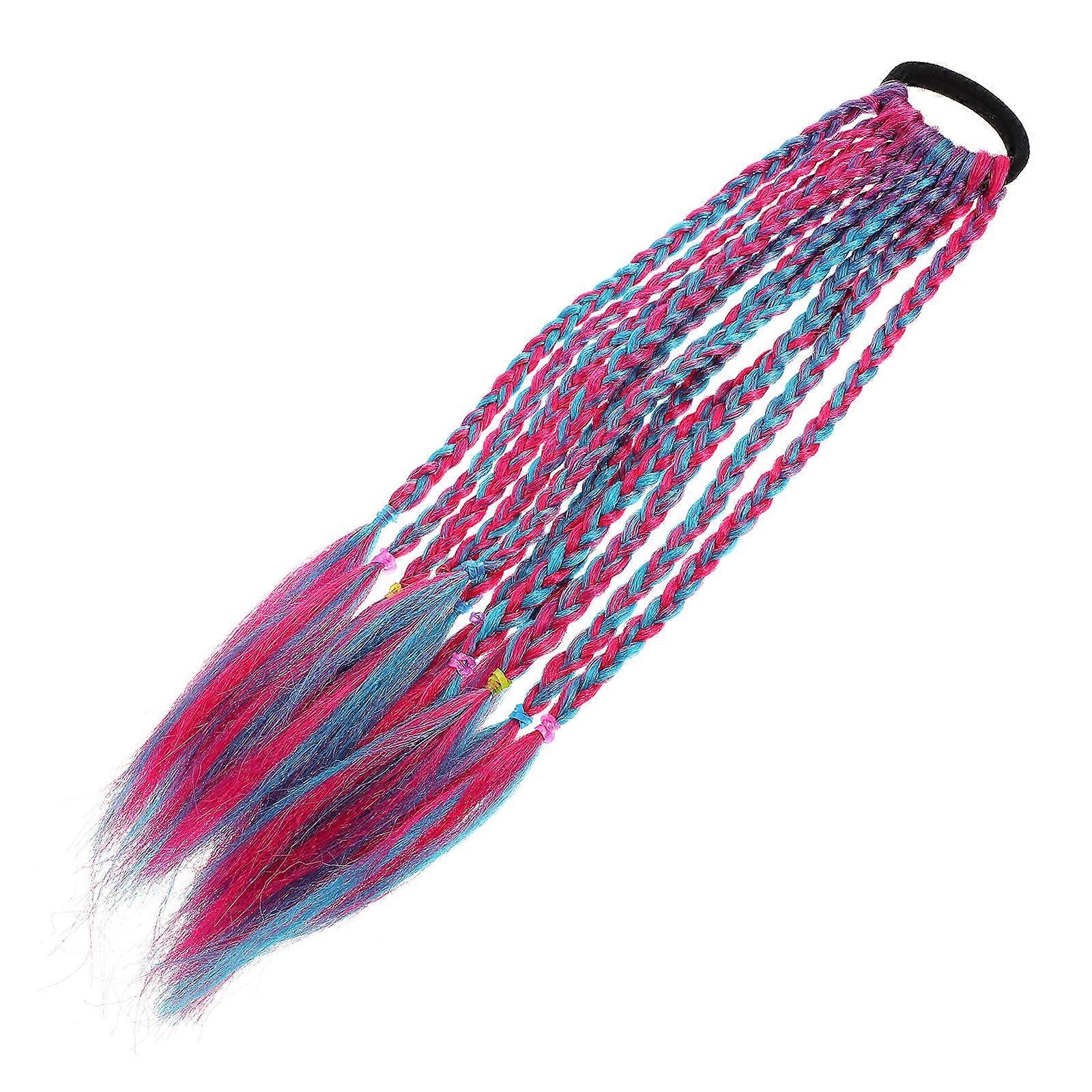 Colorful Wig Braid Headdress for Festivals & Parties Safe Material, Bright Colors, Twisting Braid Design for Boys
