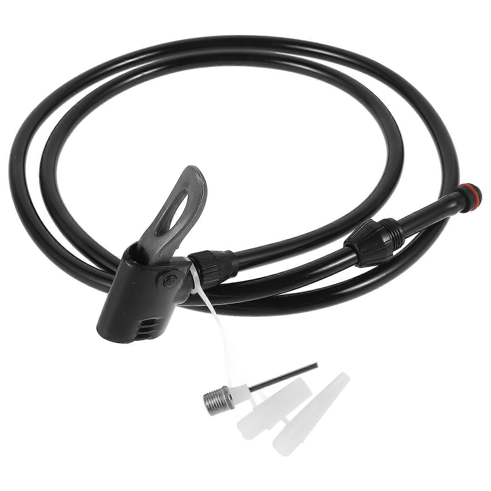 Bike Air Pump Hose Replacement Tube Inflator for Bicycle 1 Set Tire Pump Attachment