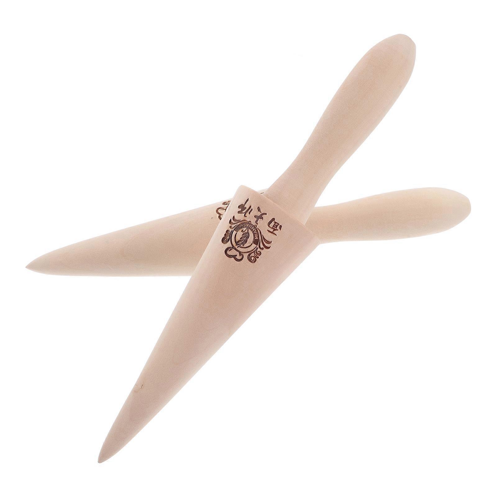 Ice Cream Moulds 2Pcs Baking Mold For Ice Cream Production Home Baking Khaki Wood Easy To Clean 2Pcs