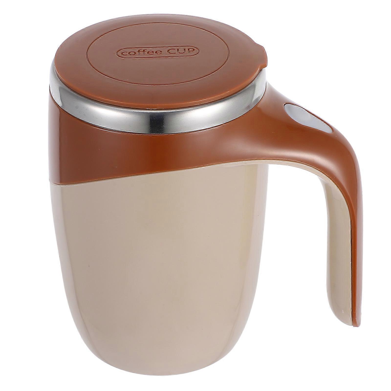 Automatic Stirring Coffee Mug with Magnetic Mixing for Travel – Lightweight Multifunctional Cup for Coffee and Shakes