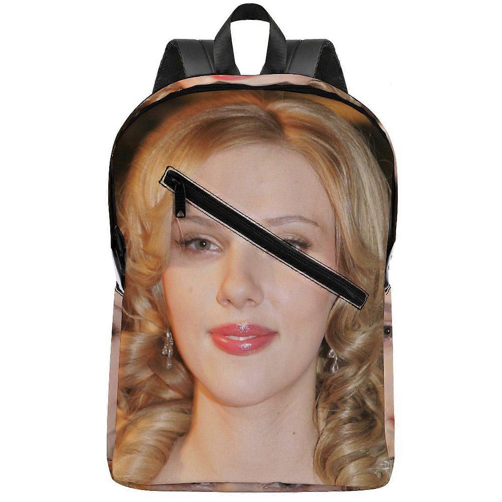 w5253 Scarlett Johansson Lightweight Backpack Featuring Shock-Absorbing  Padding and Spacious Compartments for Outdoor Fun u5253, image size:1600x1600