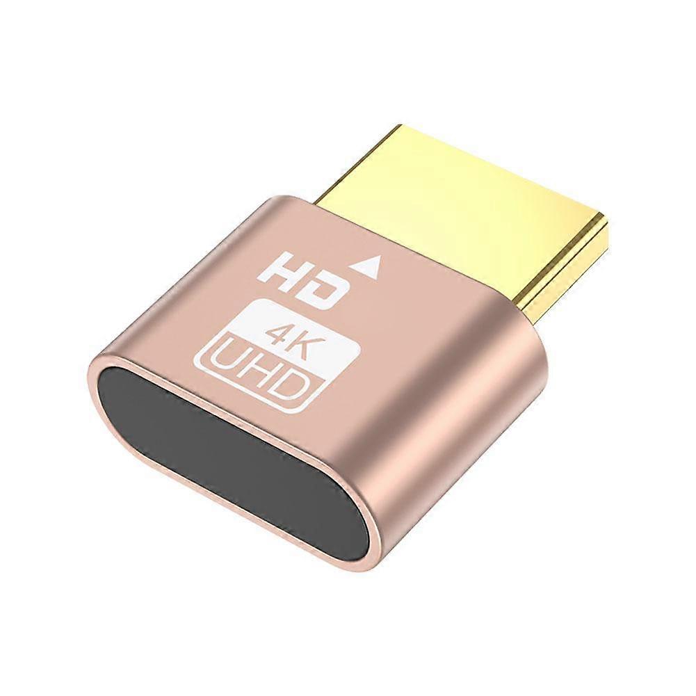 For HDMI Dummy Plug 4K 60Hz Display Emulator Headless Graphics Card Adapter Stable Virtual Monitor for Mining Remote Desktop