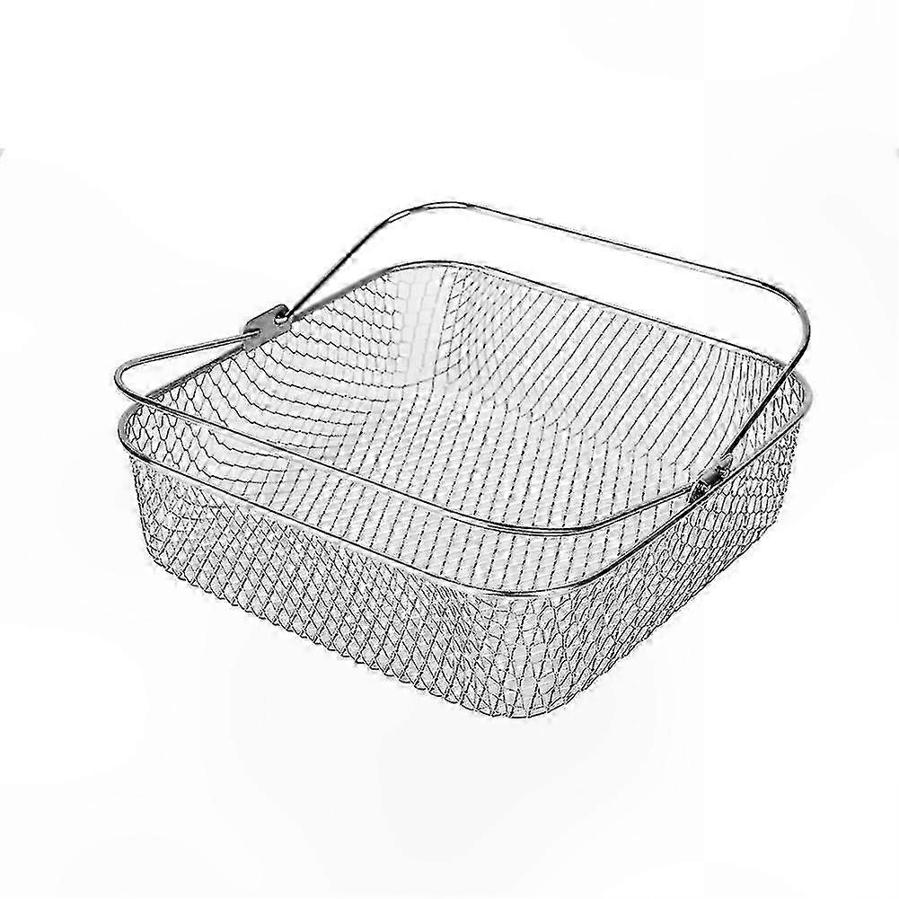 Square Air Fryer Basket, 8.19 Inch Replacement Accessory for Compatible Models, Durable Non-Stick Fryer Liner