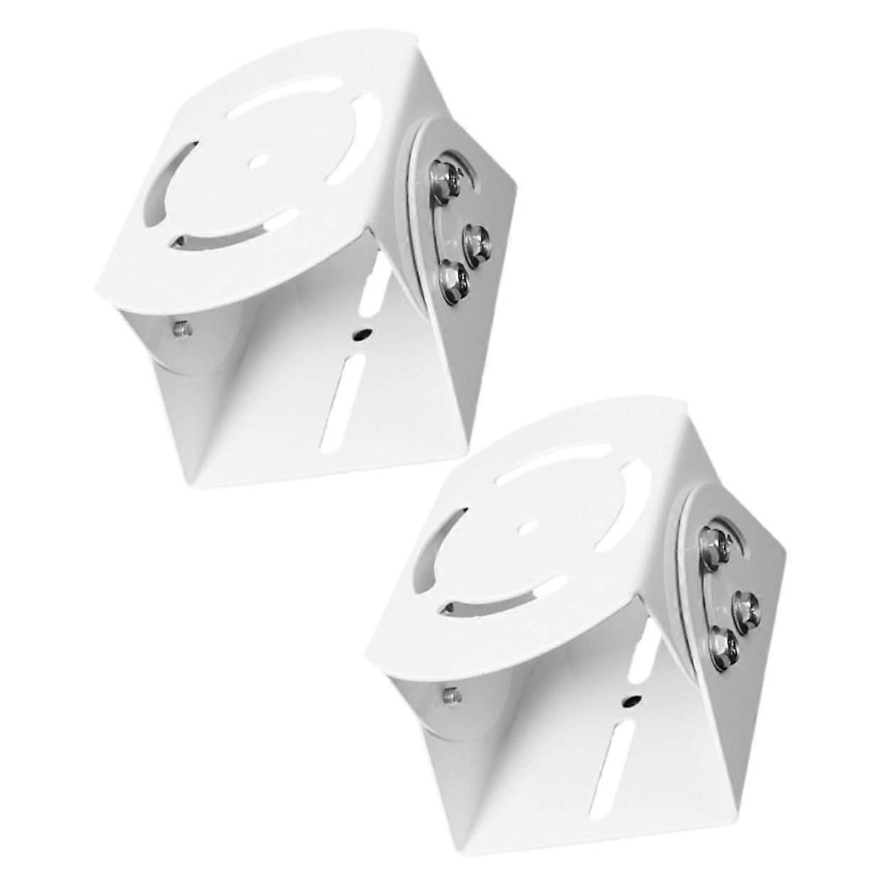 Wall Mount Bracket For Surveillance Monitor Set Of 2 Adjustable Camera Stand Multi Angle Adjustment Indoor Outdoor Use
