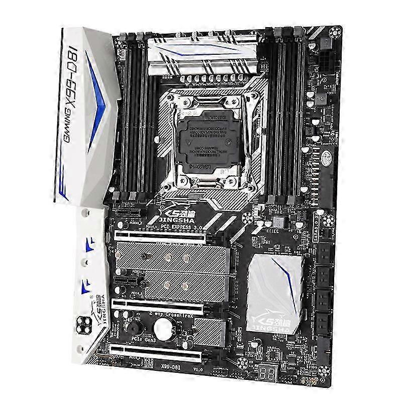 JINGSHA Gaming moderkort X99-D8I med DDR4-minne, stöder LGA2011-3 V3V4, fyrkanals X99 chip-teknik