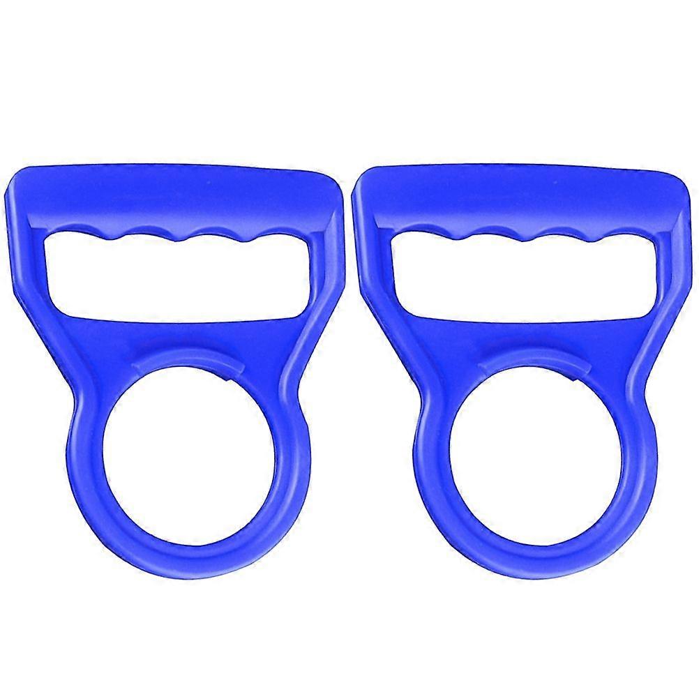 2Pcs Water Bucket Portable Extractor Labor-saving Handle for Carrying Pure Water Mineral Water Bucket (Blue)