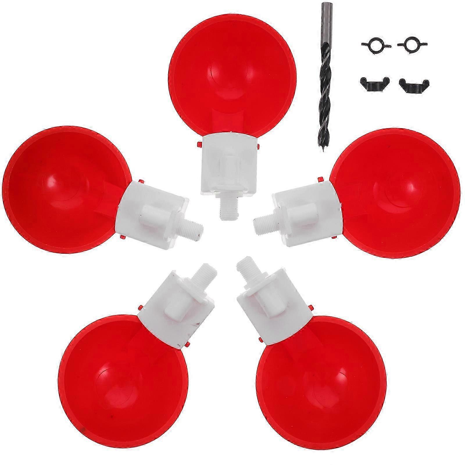 1 Set Tavuk Su Bardakları Otomatik Tavuk Su Besleyici Kanatlı Suluk Civciv Ördek için Uygun