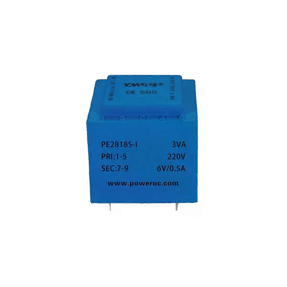 YHDC PE2818S-I Power 3VA 220V / 6V/ 75V /9V /12V /15V /18V /24V Encapsulated Transformer for PCB Mounted Isolation