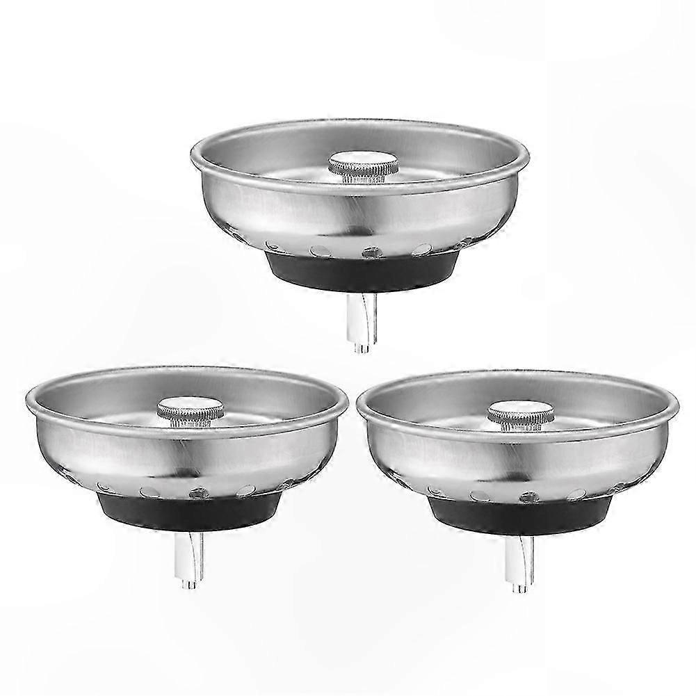 Flat-Head Sink Filter Plug for Kitchen and Drain Use