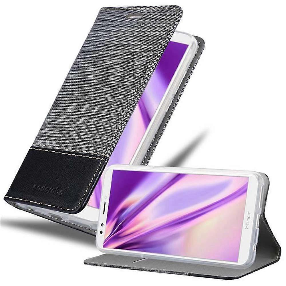 Ochranné puzdro Honor 7C / Huawei Y7 2018 - v džínsovom vzhľade a funkcii stojana