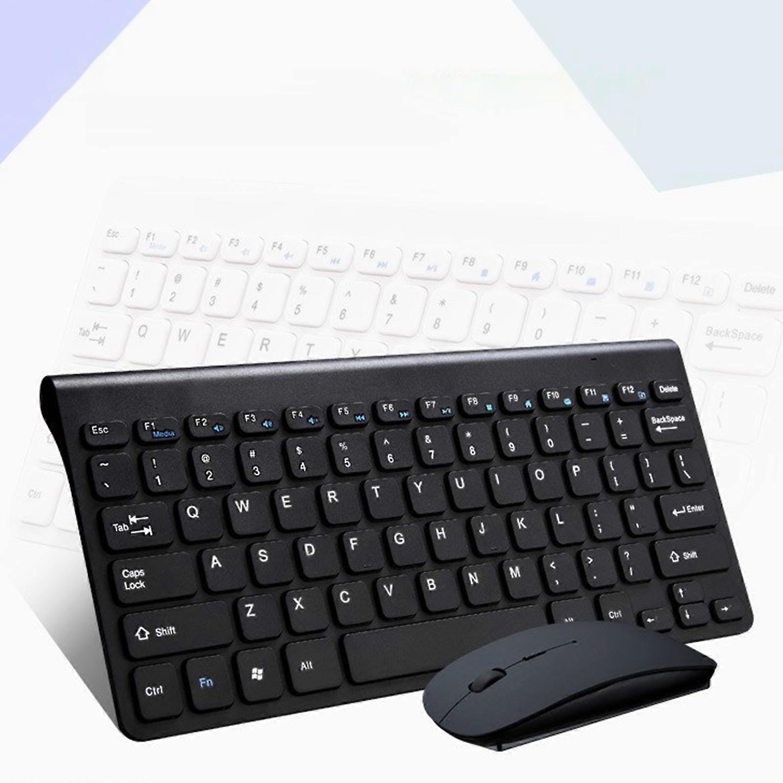 2.4GHz Wireless Keyboard + Wireless Mouse Combo Set For Laptop PC Desktop