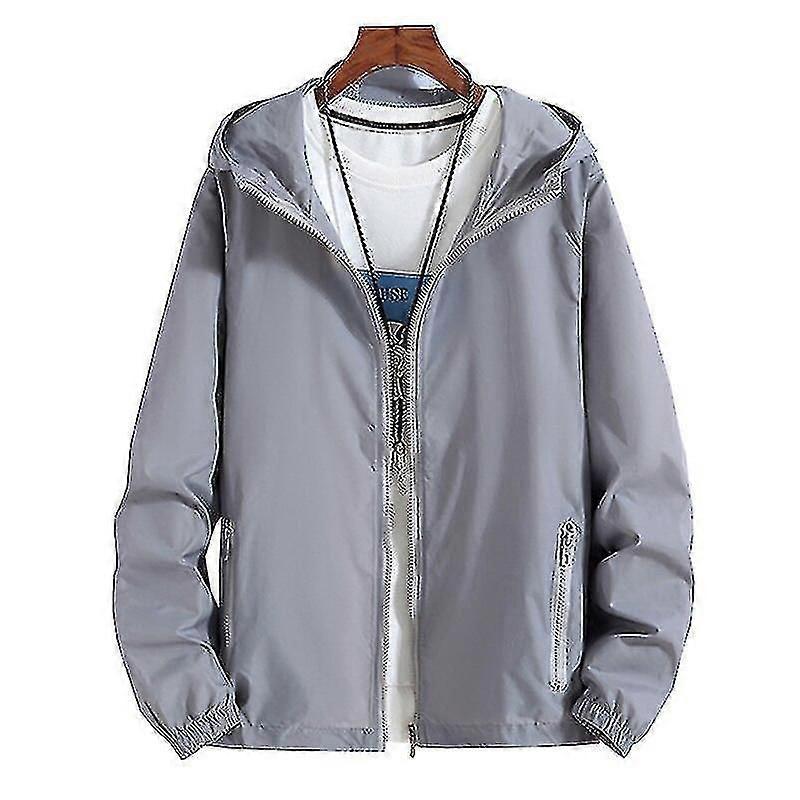 Men's Ultra-Light Waterproof Windbreaker Jacket, Plus Size