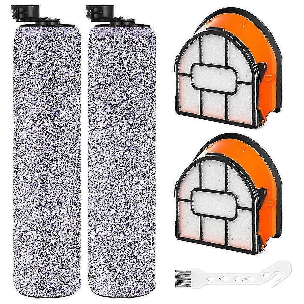 WDB1F2 Replacement Brushroll & Filter Bundle for Shark Hydrovac WD101 WD201 WD100 WD200 AW201 Vacuum-jc