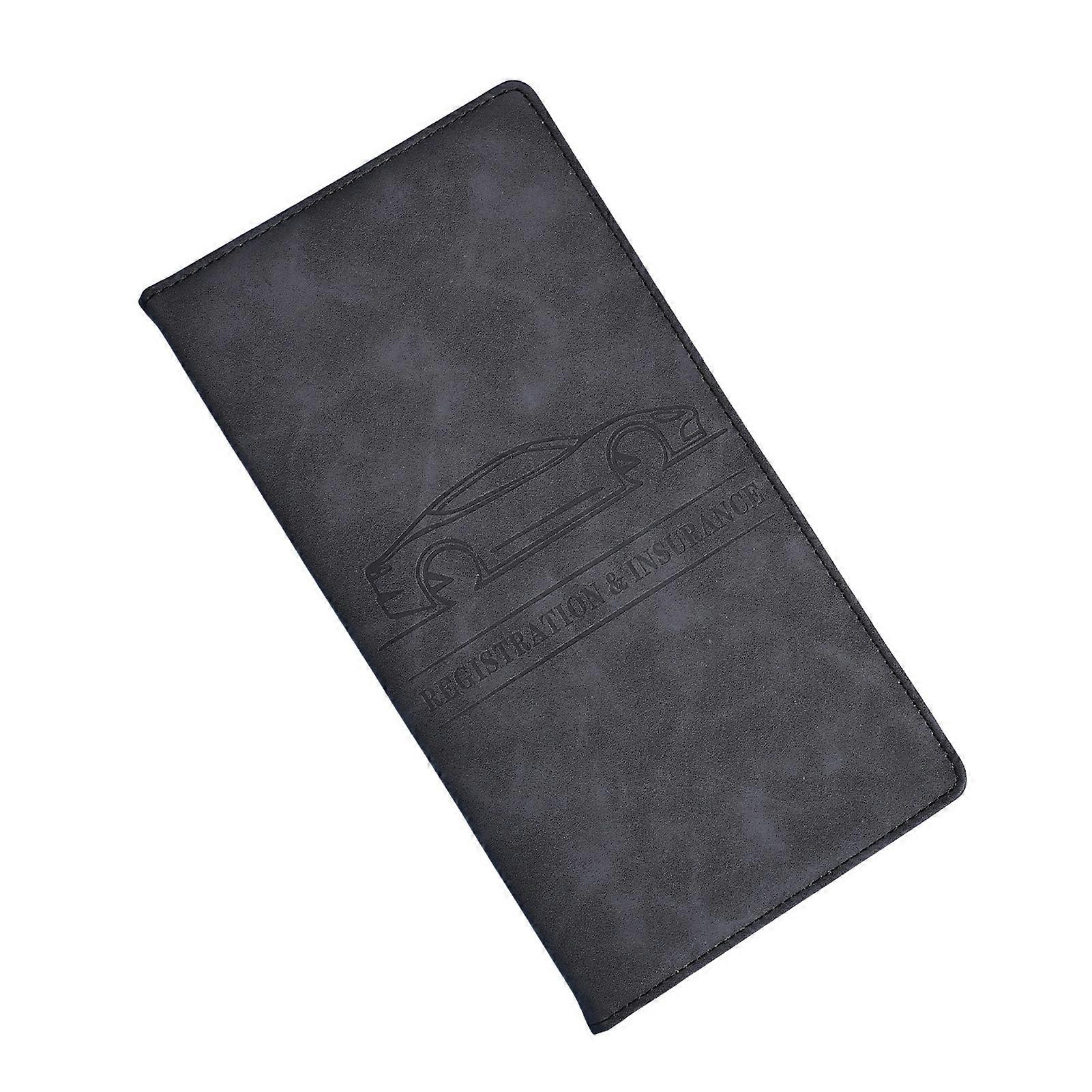 Car Registration Card Holder Premium Vehicle Document Wallet with RFID Blocking for Men Women Cars Trucks SUVs