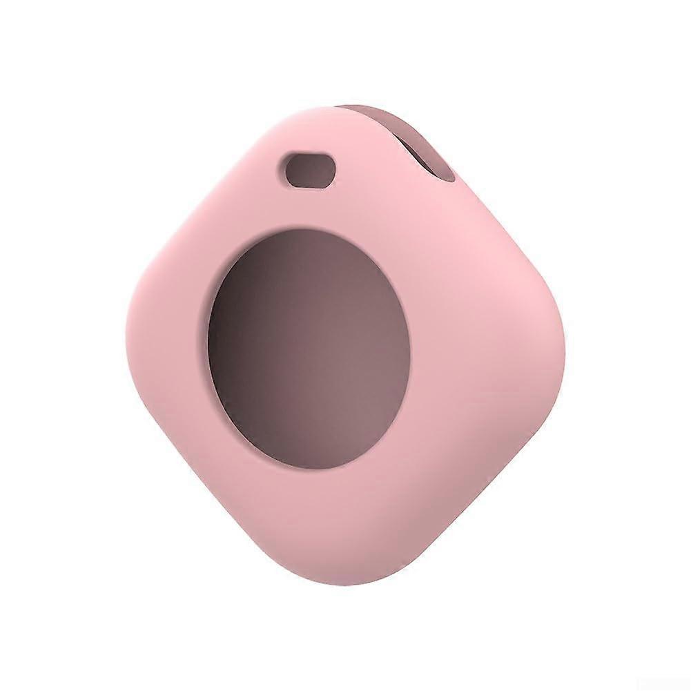 Silicone Protective Sleeve for Airtag With Built-In Lanyard Loop Powder Color Rope Ring Included Apple Airtag Compatible