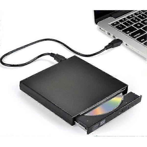 External CD DVD Drive, Blingco USB 2.0 Slim Portable External CD-RW Drive DVD-RW Burner Writer Player For Laptop