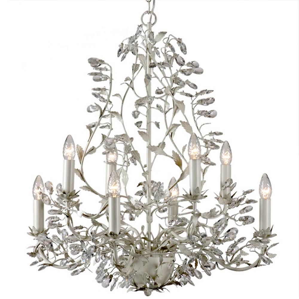 Linea Verdace Michelan 8 Light Multi Arm Chandeliers Beige Gray