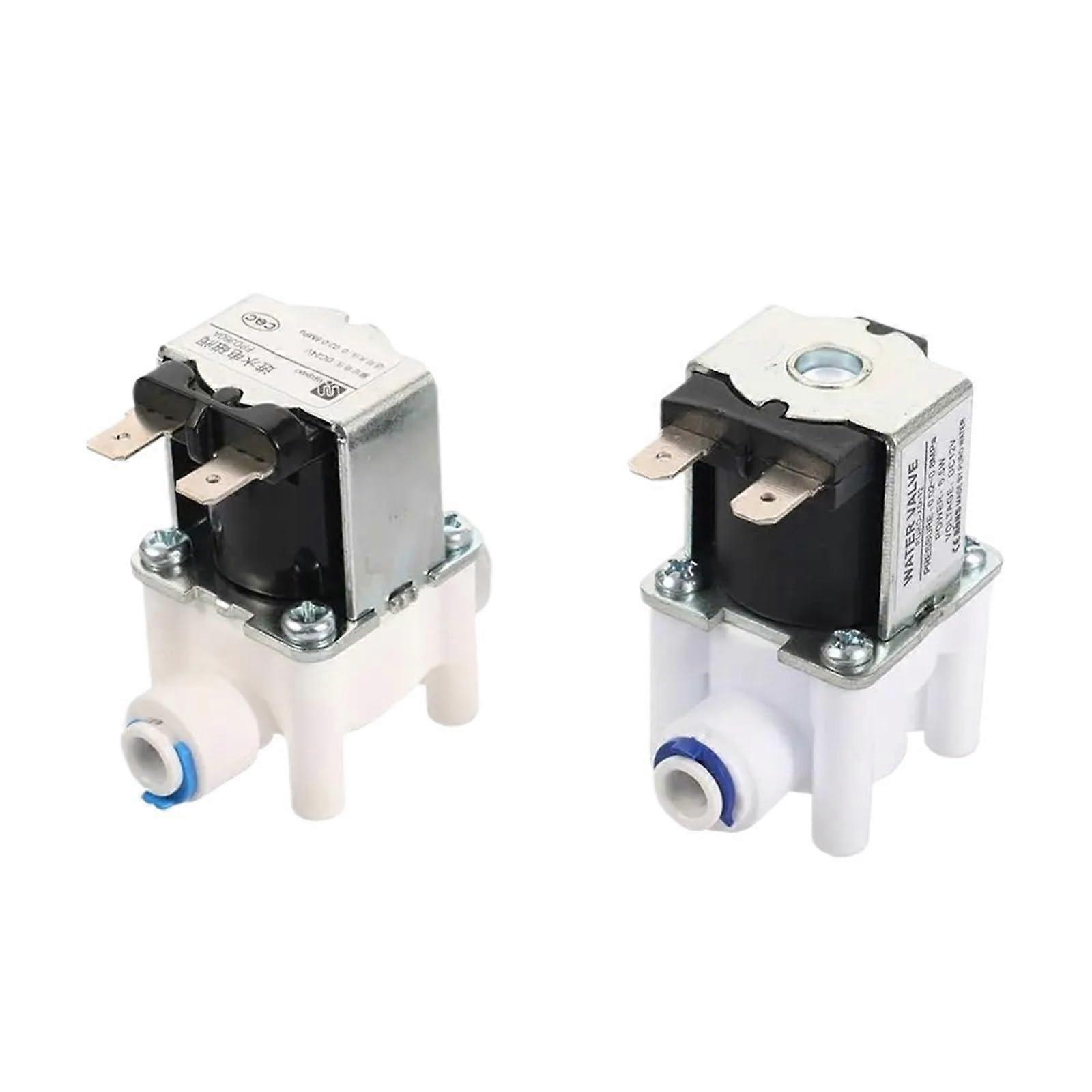 Solenoid Valve Electromagnetic Water Air Inlet Quick Access Switch for Water Purifier & Washing Machine (DC 12V)