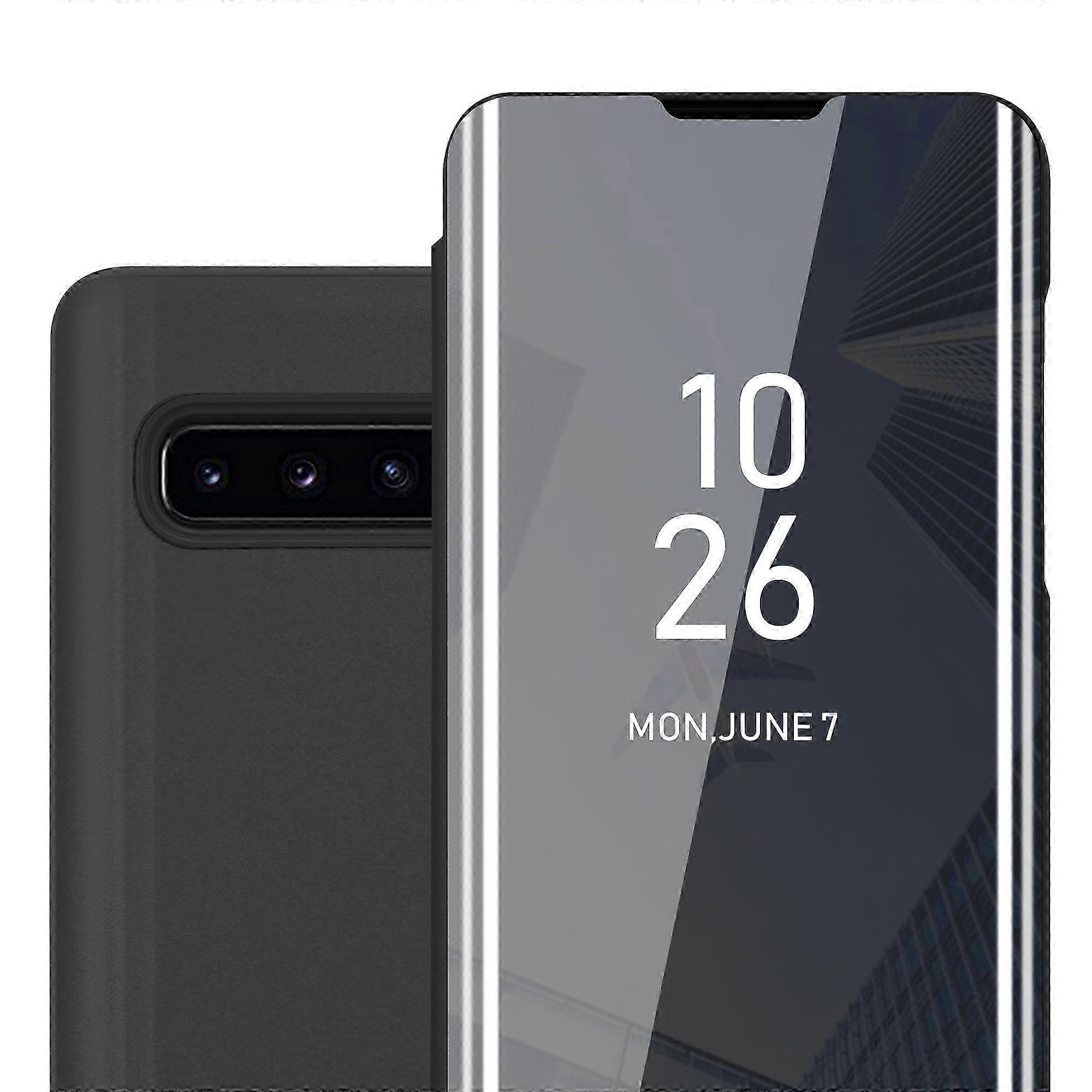 Galaxy S10 PLUS Hülle Schutzhülle - Smartview Design mit Spiegel