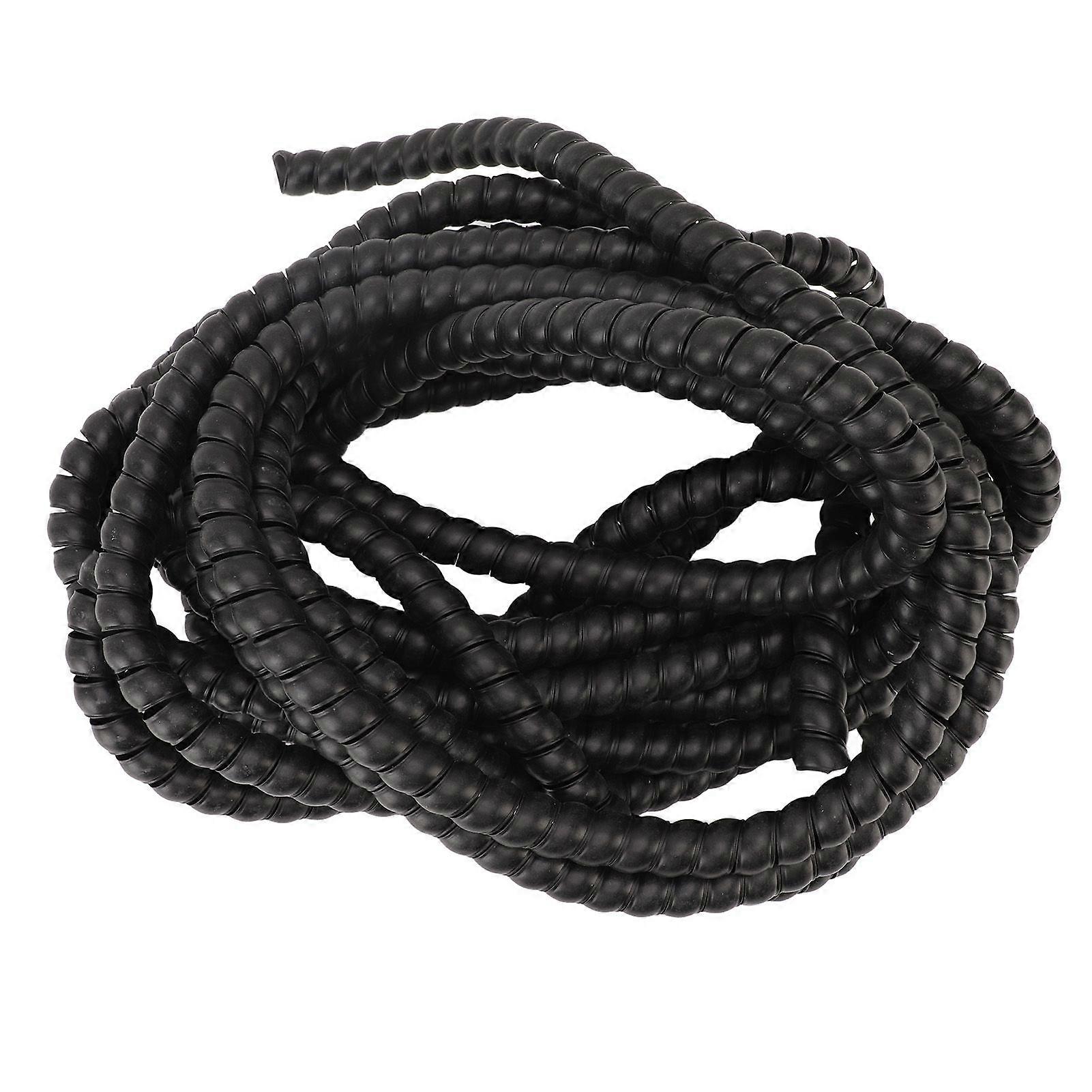 High Pressure Hose Protective Cover Car Washer Hose Spiral Wrapping Sleeve Protector for 16mm Outer Diameter High Pressure Hose 15m / 49.2ft