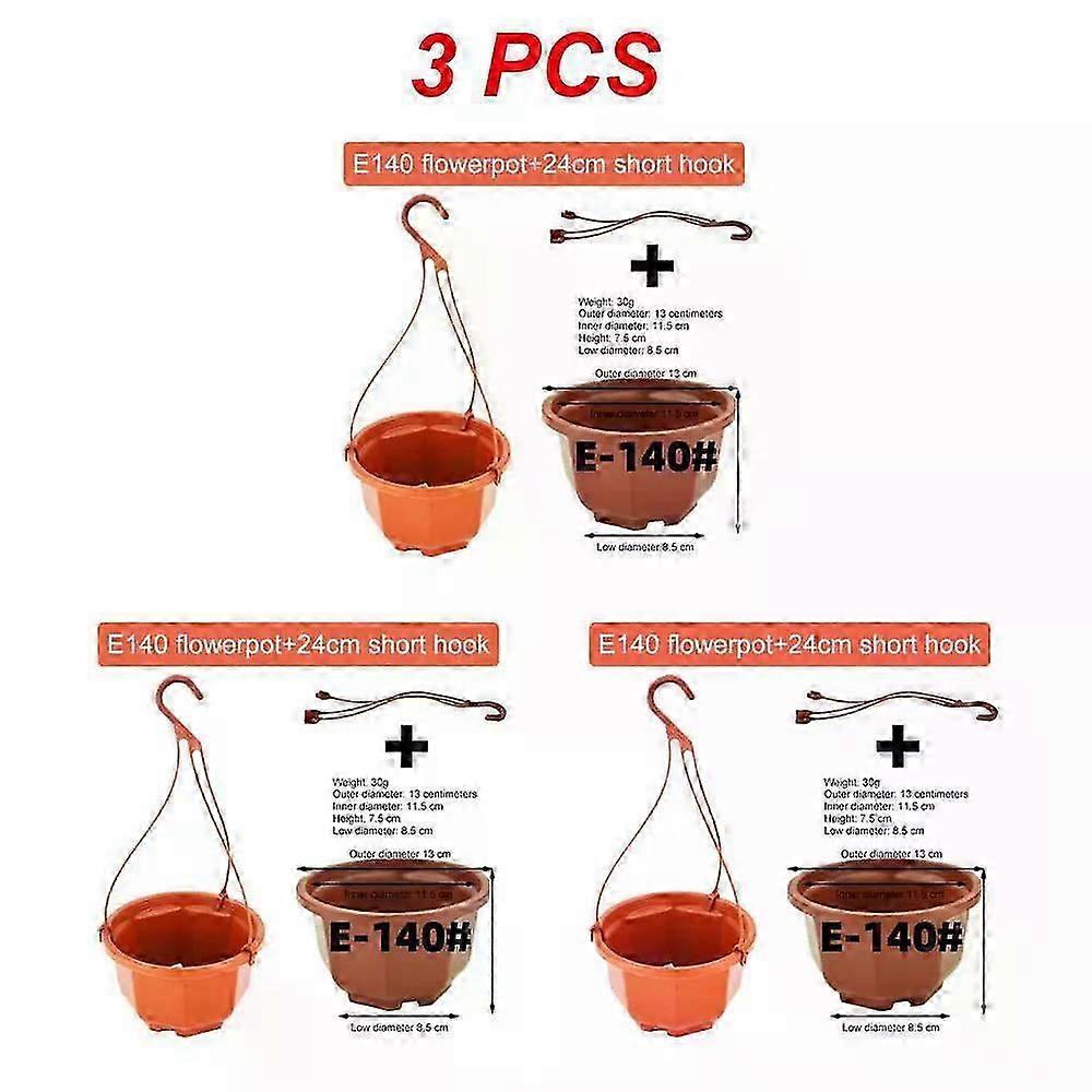 orchid hanging planter plastic 9.8cm for garden planting