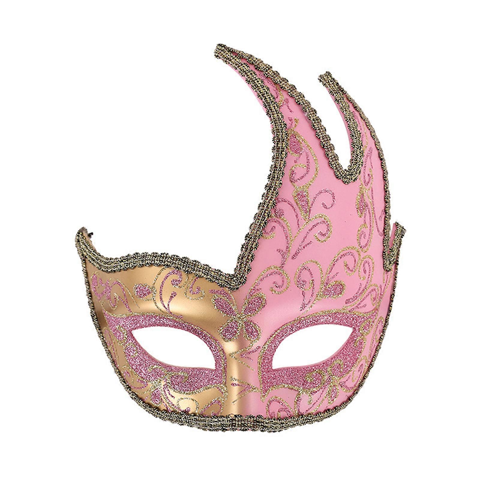 Historical Styles Performances Face Mask Practical Plastic Construction For Theater Cosplay And Themed Event Multicolor
