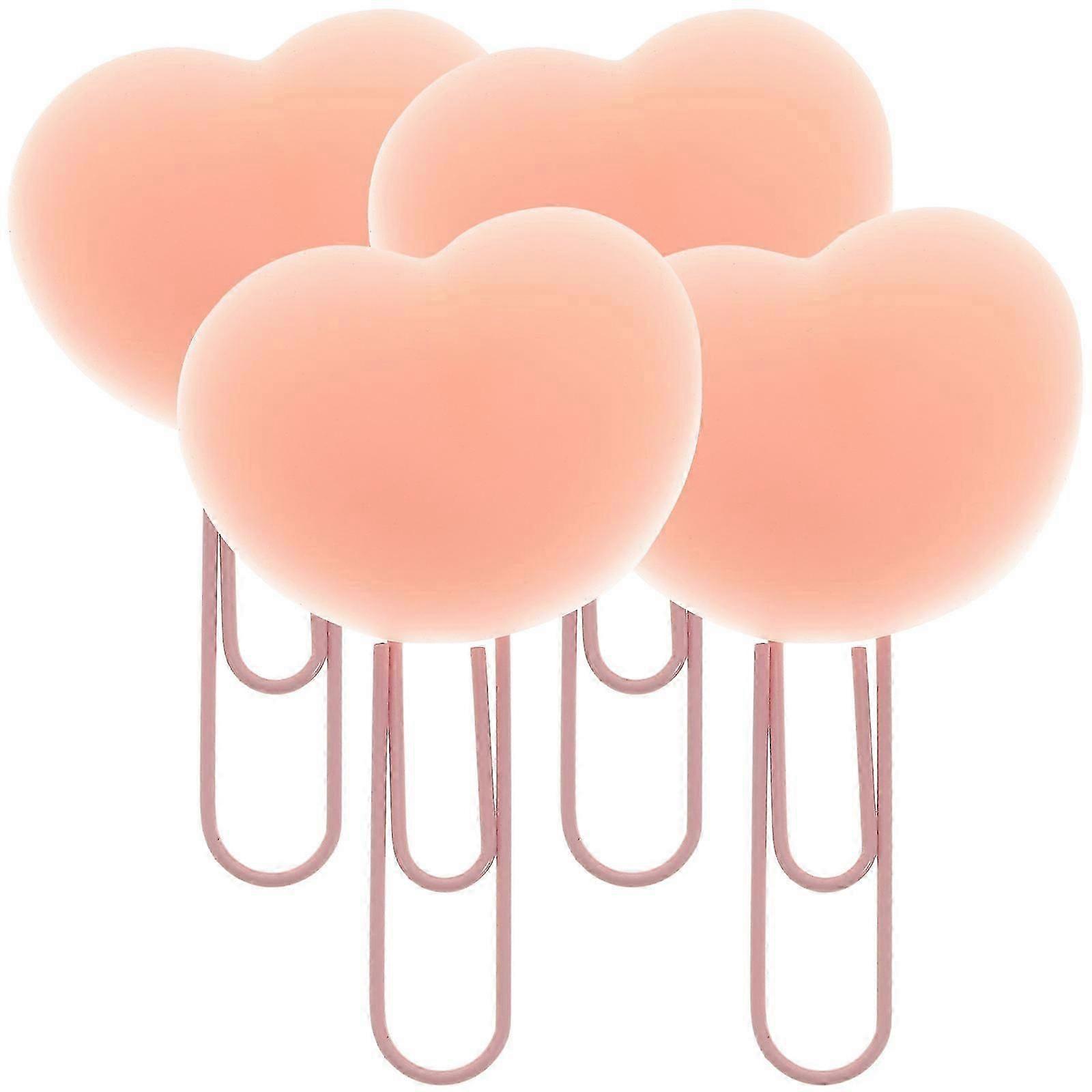 Rainbow Shaped Metal Paper Clips 50mm 4Pcs for File Organization