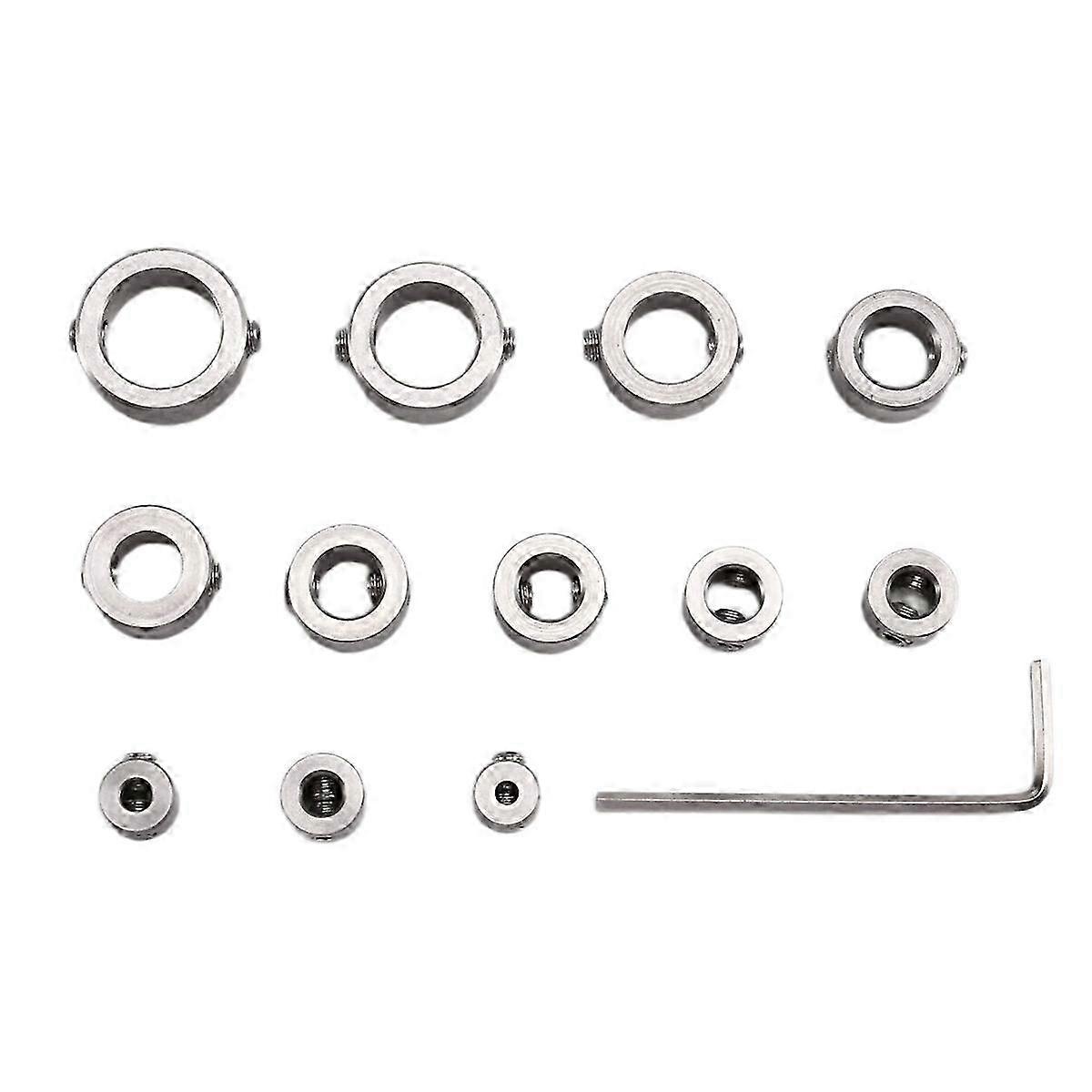 3-16mm Drill Depth Stop Collar Set - Drilling Limit Ring with Depth Stop Functionality