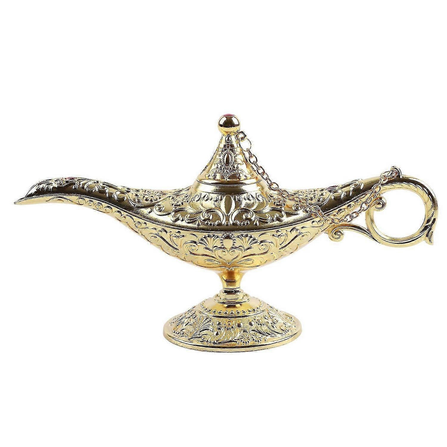 2025 Latest Model Magic Genie Lamp Exquisite Gold Eye Catching Durable Alloy