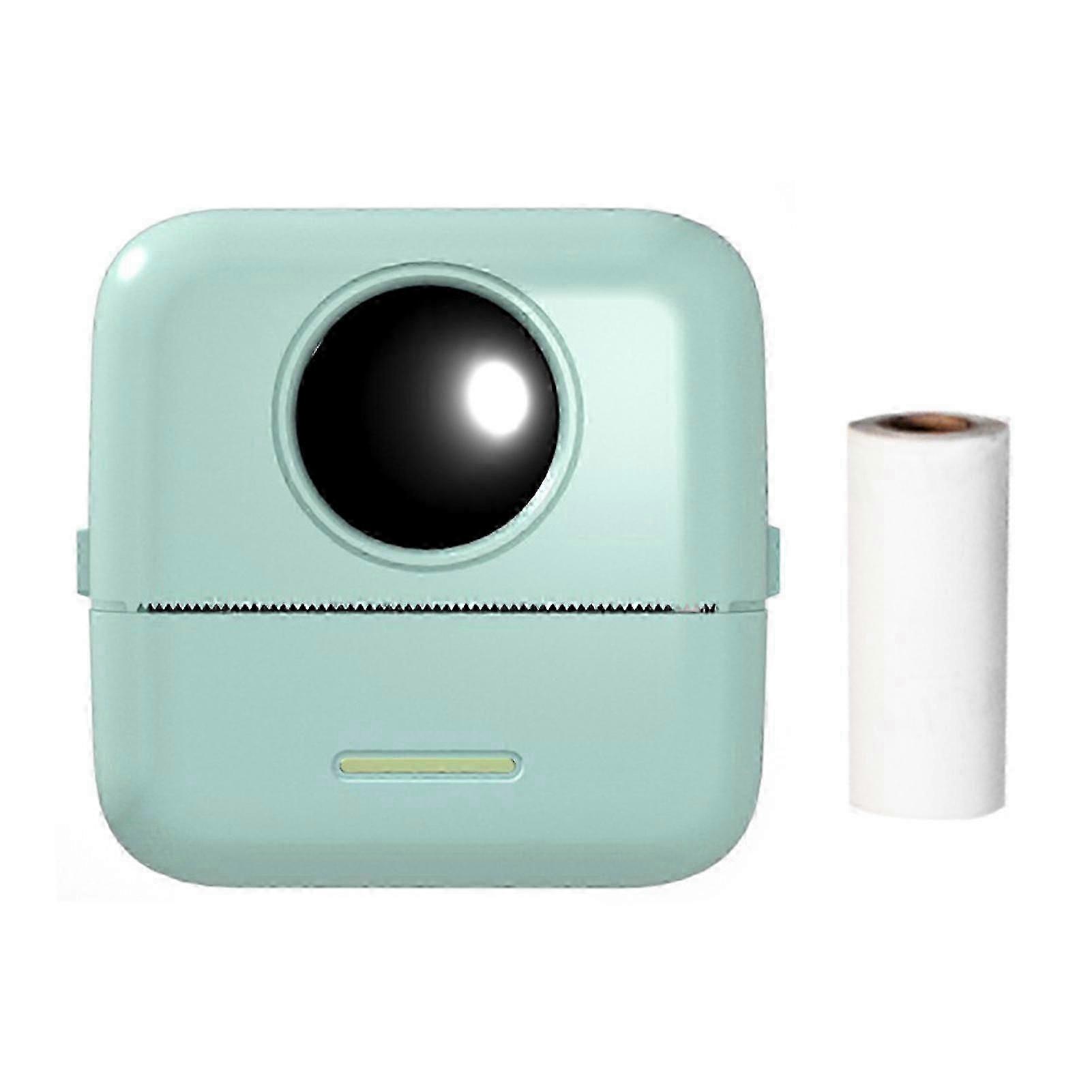 Small Pocket Printer for Kids Inkless Mobile Printing Machine for Labels Note QR-Code