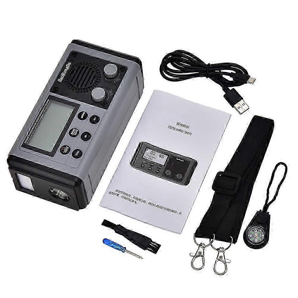 2025 radio disaster prevention emergency full band charging light mobile portable rad