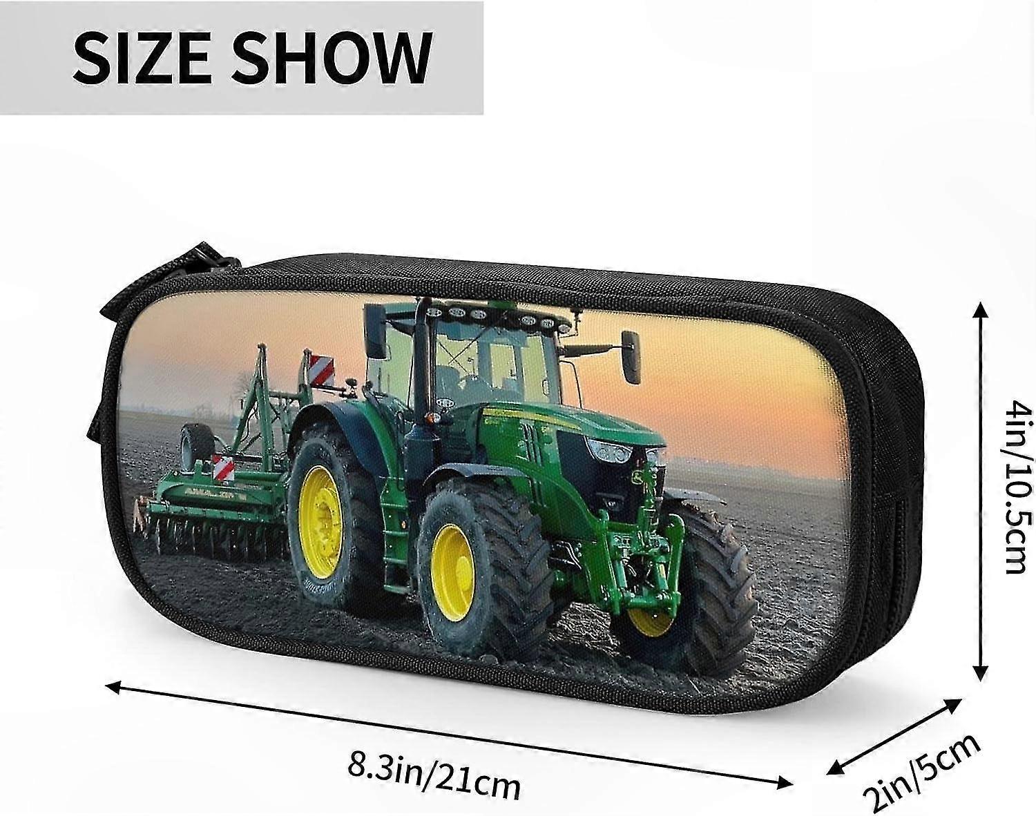Large Capacity Pencil Case with 2 Compartments for Students and Adults