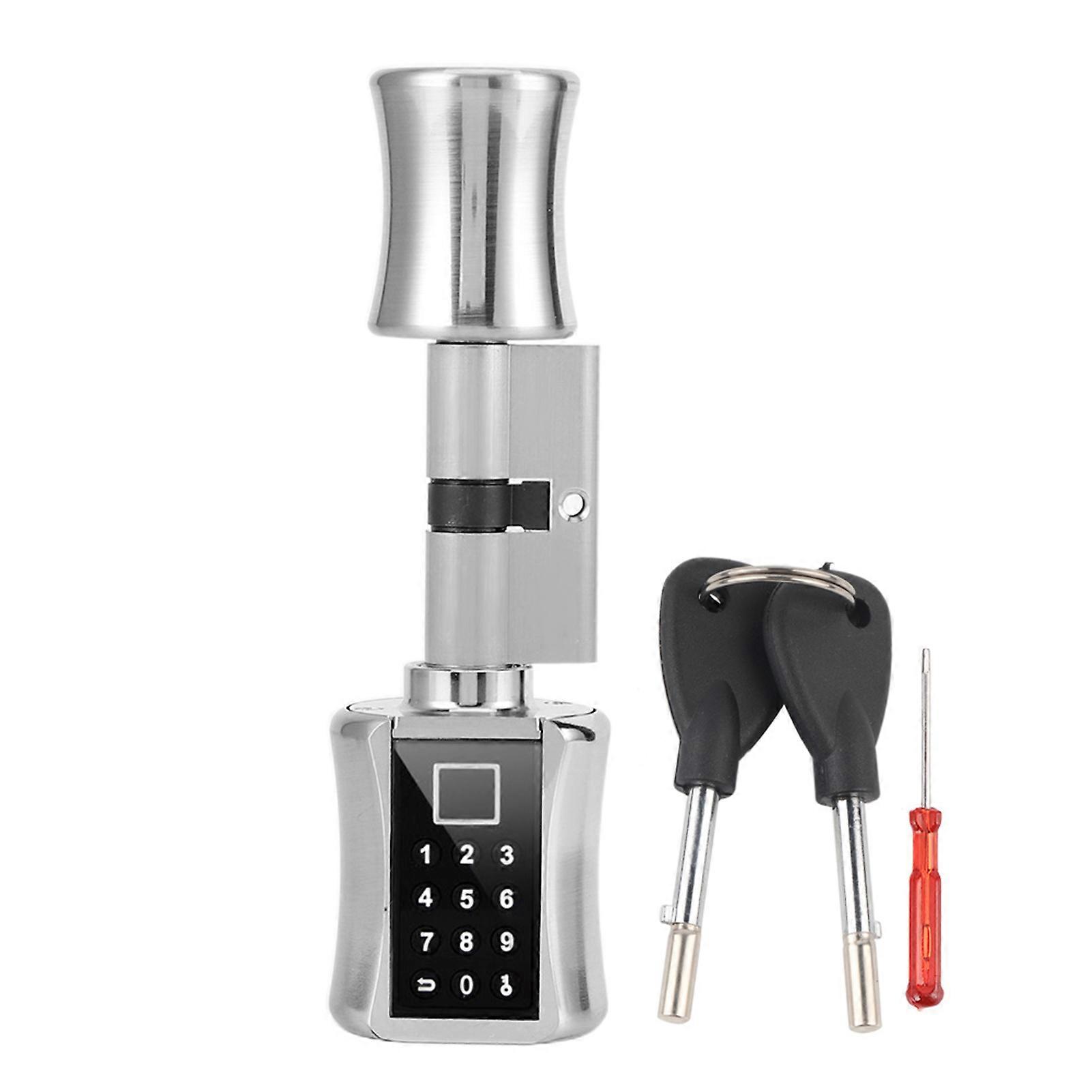 Door Lock Biometric Fingerprint Scanner Smart Locker Core Password Key Lock for Home Security60mm