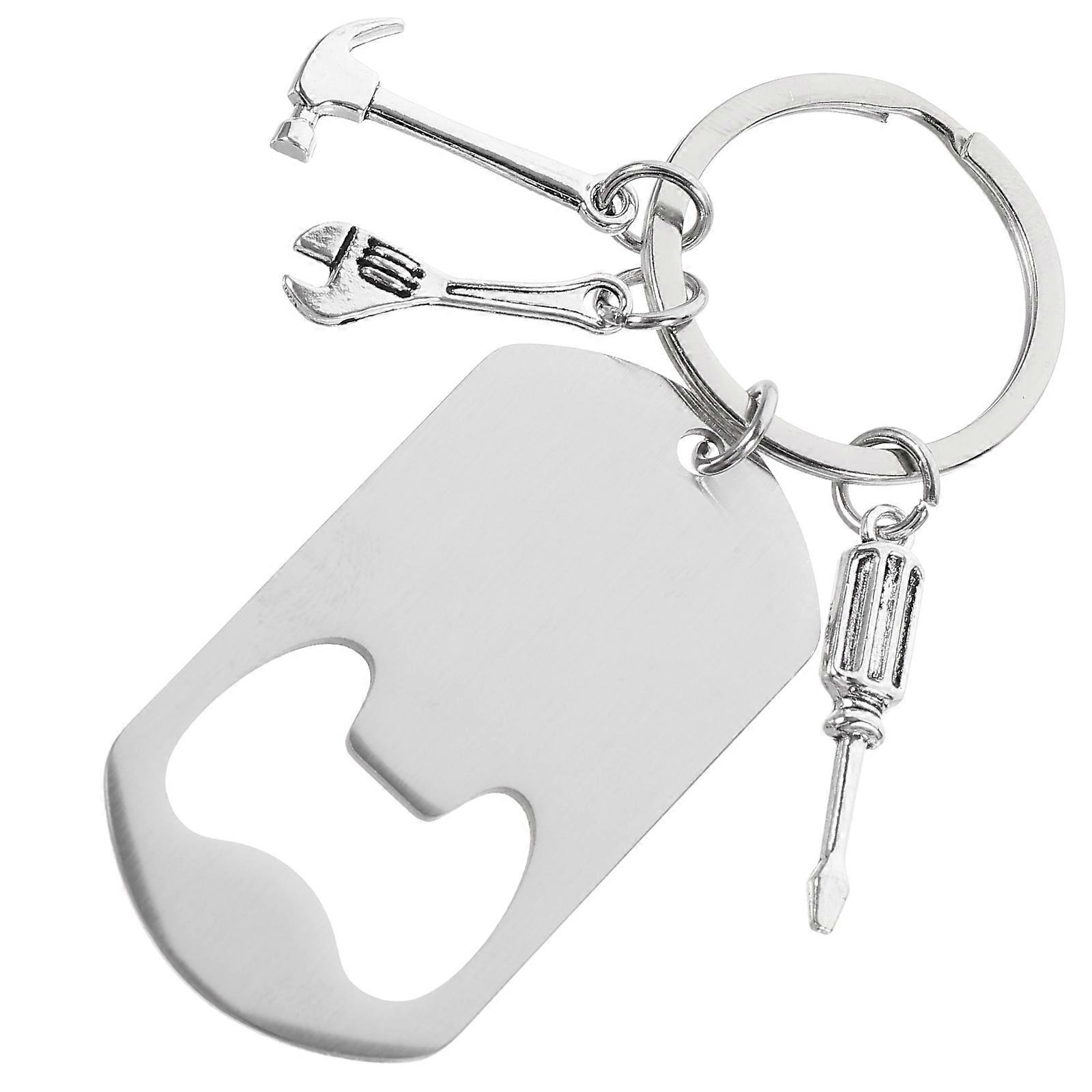 Bottle Opener Keyring Metal Tool for Daily Use
