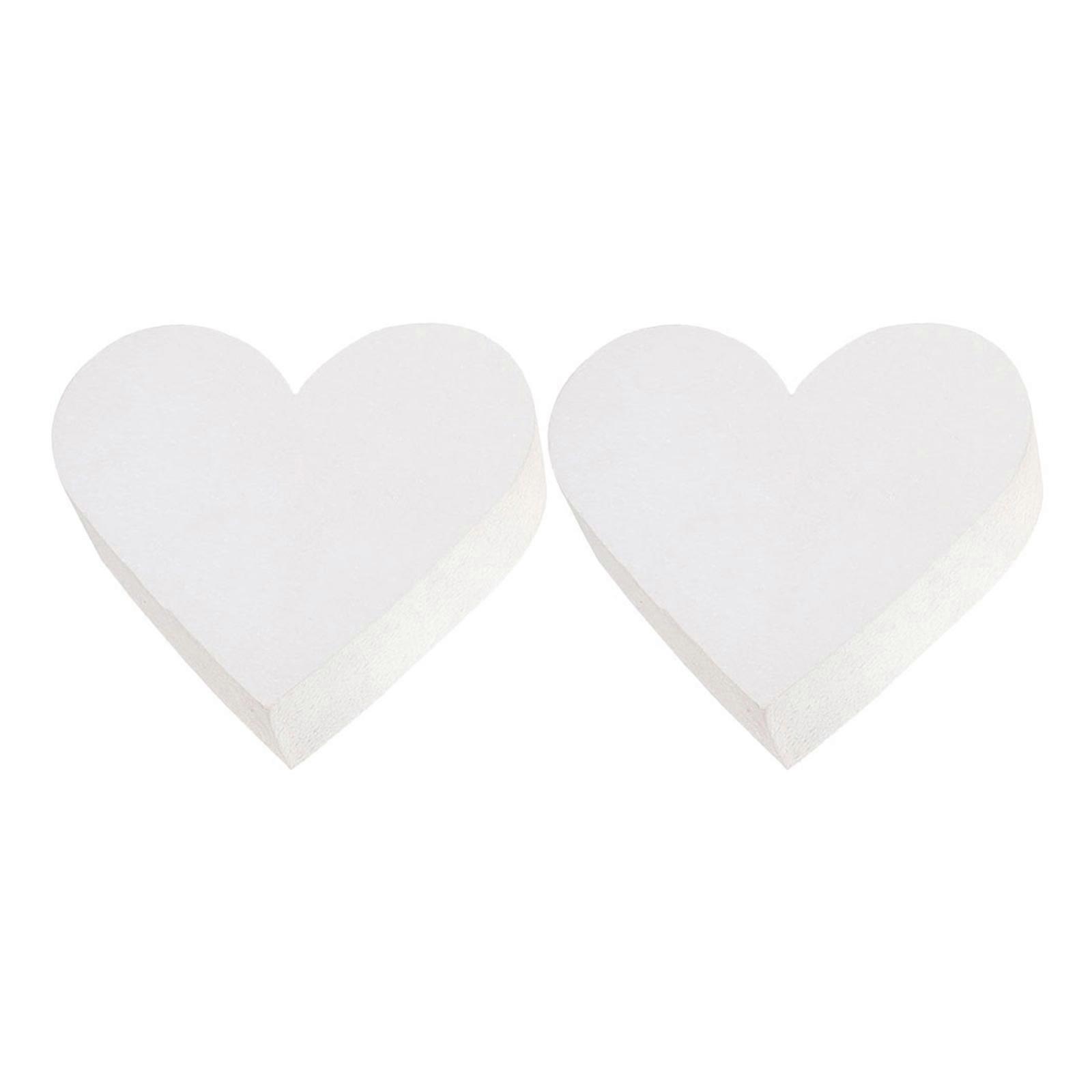 Heart Foam Cake Model for DIY Baking Cake Dummies 10Pcs Set