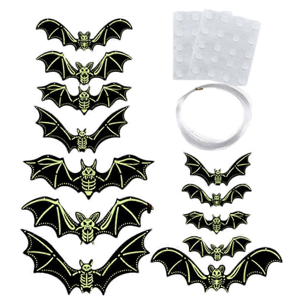 Glow in The Dark Halloween Decor Party Ornament for Outdoor 5Sets